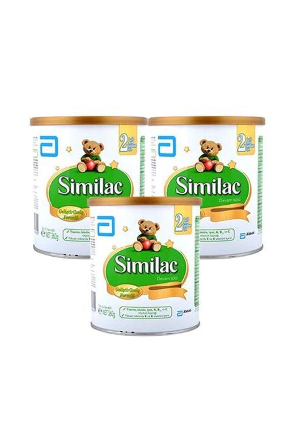 Similac 360 Gr 2 Numara Devam Sütü 3'lü Paket