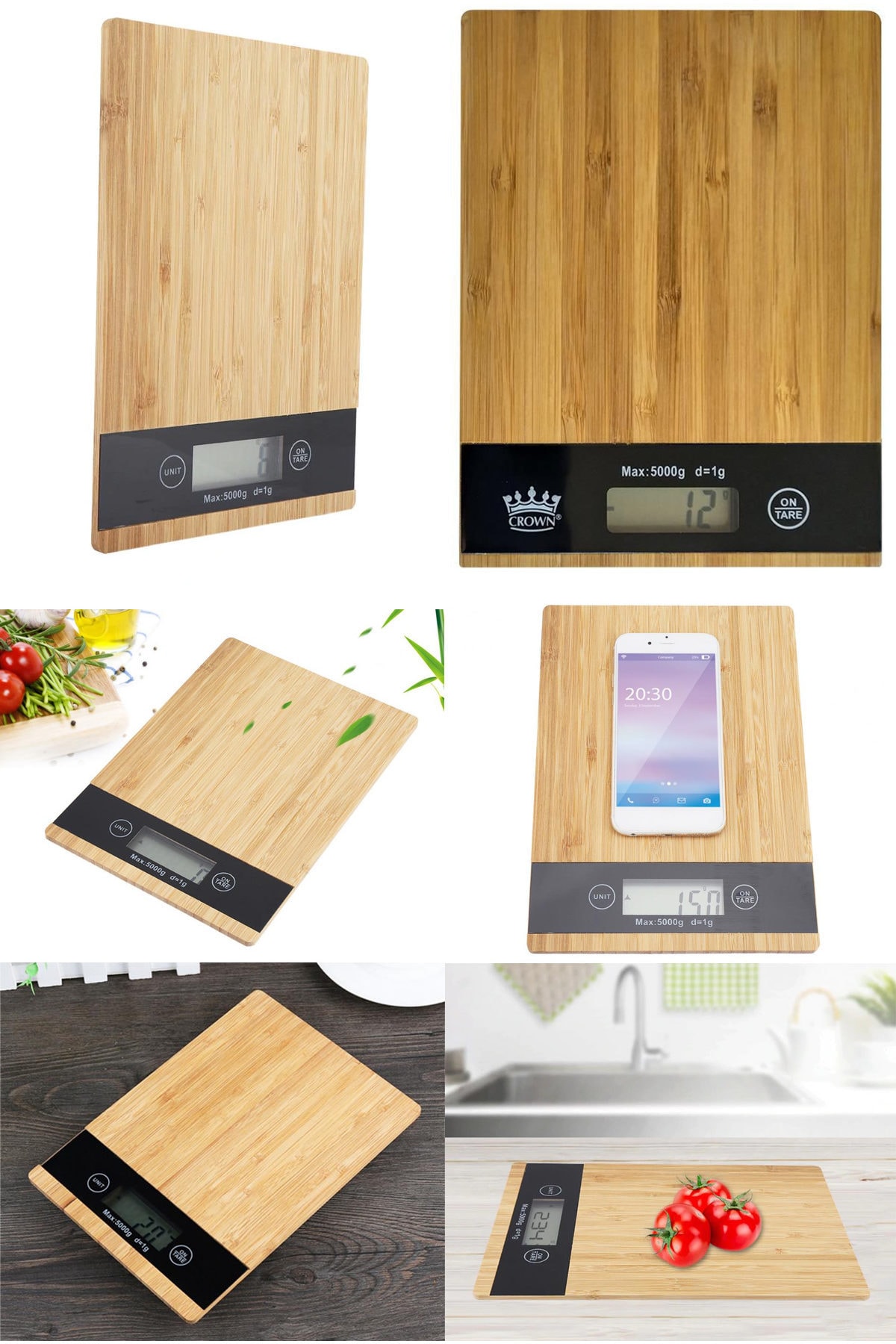 xolo bambu desenli dijital mutfak terazisi crown 5 kg hassas terazi fiyati yorumlari trendyol