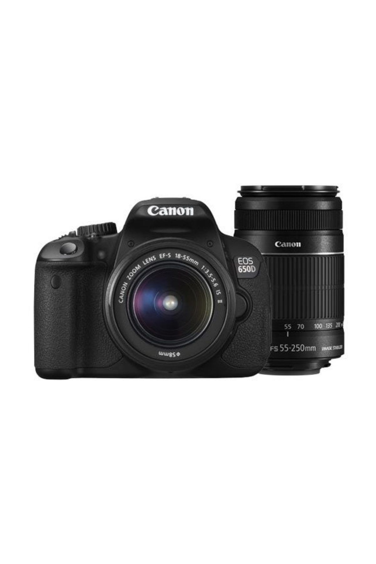 canon eos 650d 18 55mm 55 250mm is
