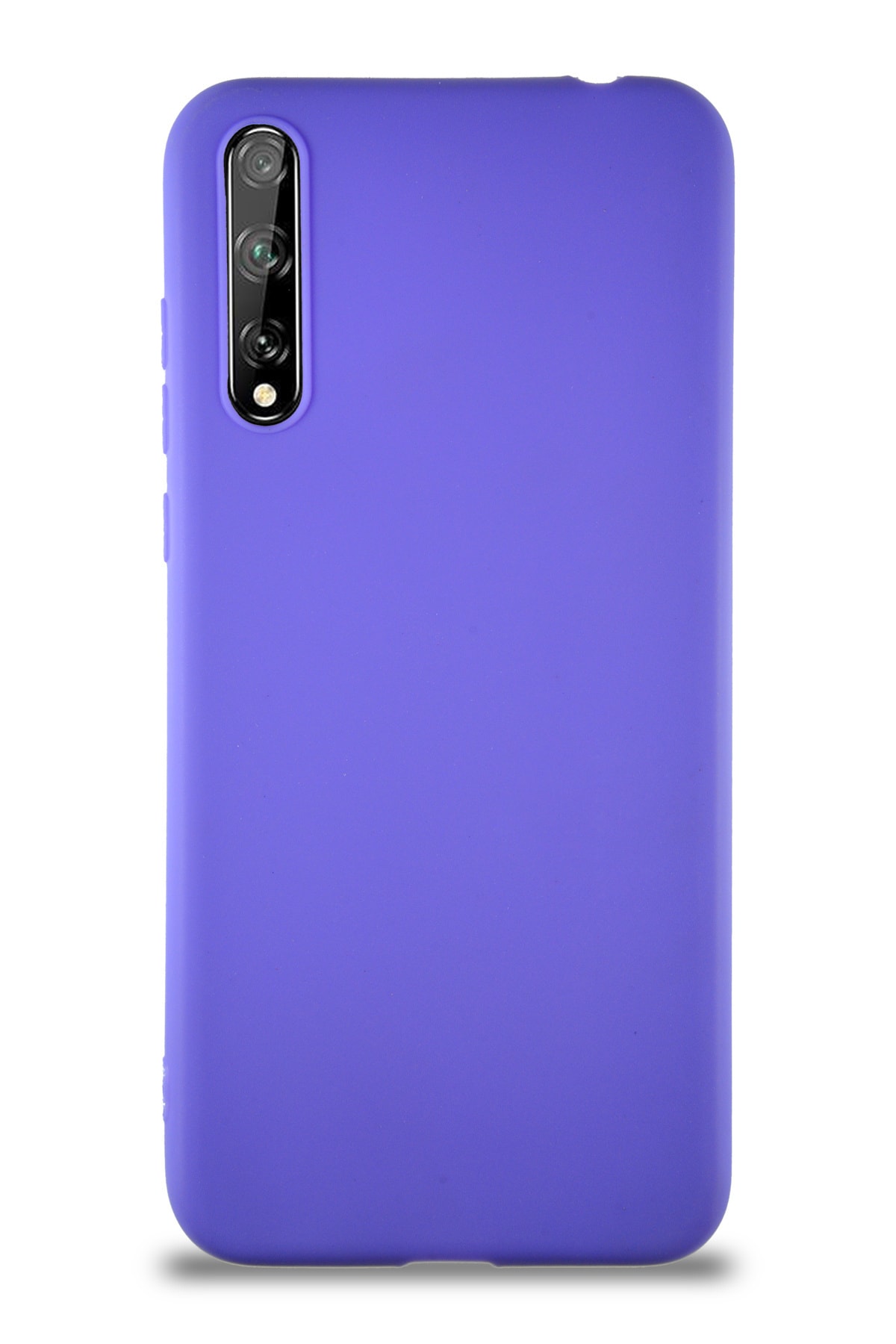 Huawei P Smart S Soft Premier Renkli Silikon Kapak - Mor