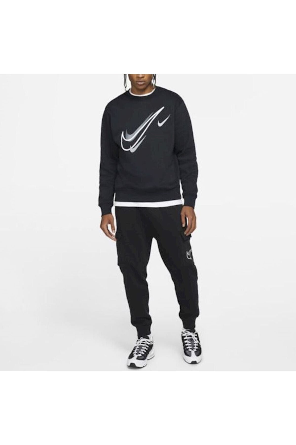 Nike swoosh blue tracksuit online