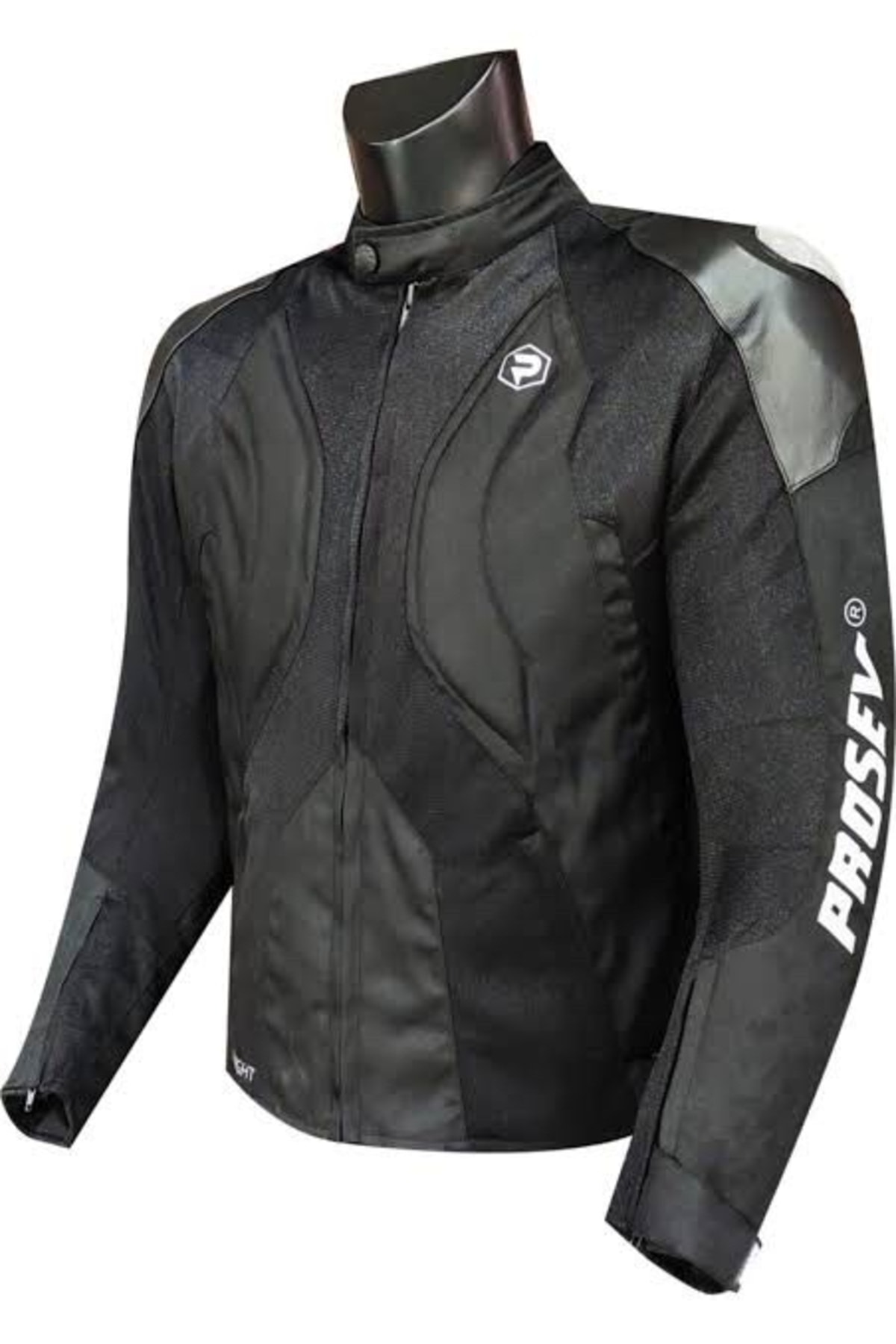 Prosev TEZ MOTOR PROSEV 195 GP KNİGHT 4 MEVSİM HÖRGÜÇLÜ FULL KORUMALI MOTORCU MONTU(DAR KALIP)