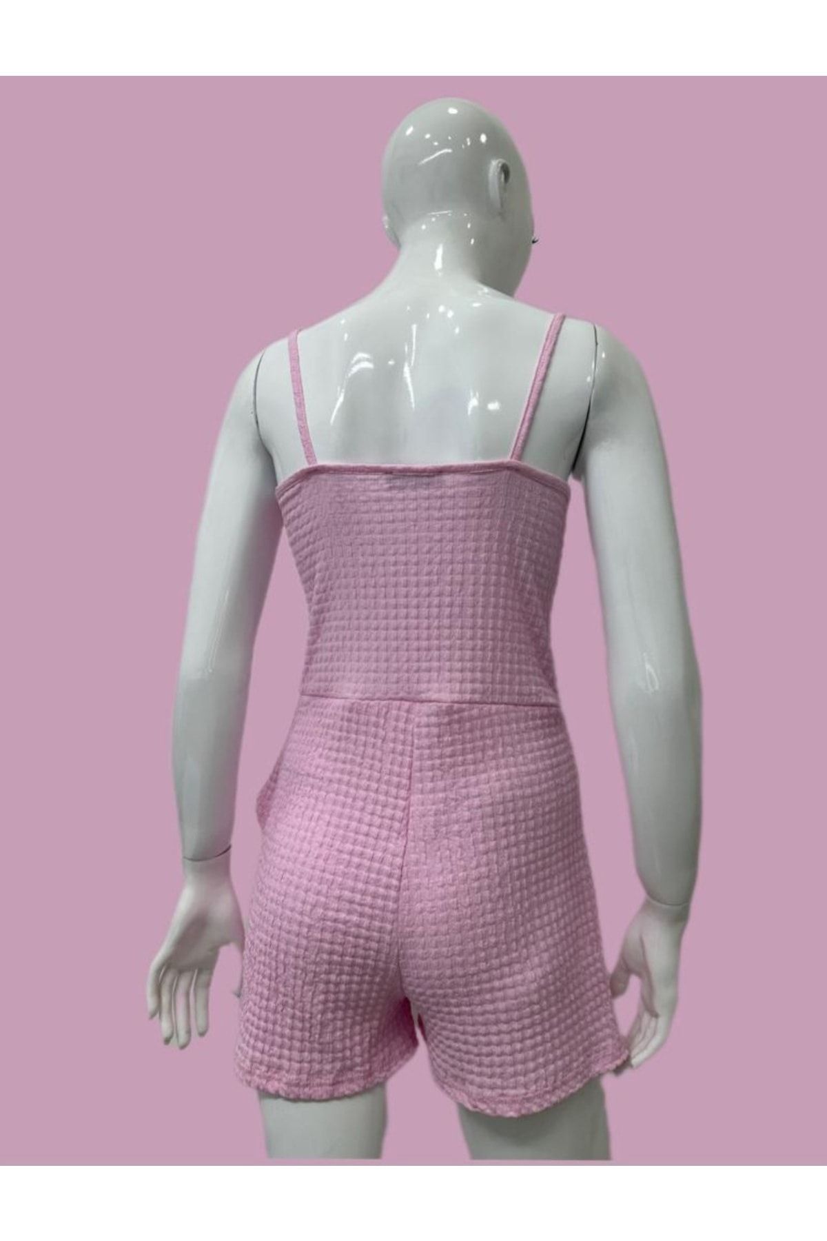 Striped tie front jumpsuit clearance