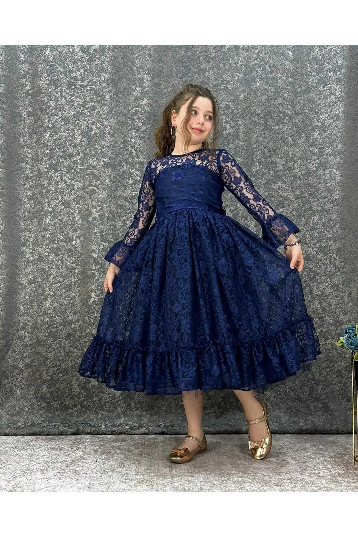 Pumpido Evening Prom Dress Dark blue Standard