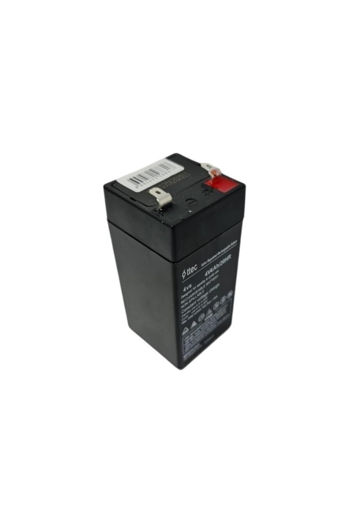 Ttec _ 4 Volt 4 Amper Kuru Akü 4v 4ah Terazi Işıldak Aküsü 4V 4AH Dik Akü 47X47X100