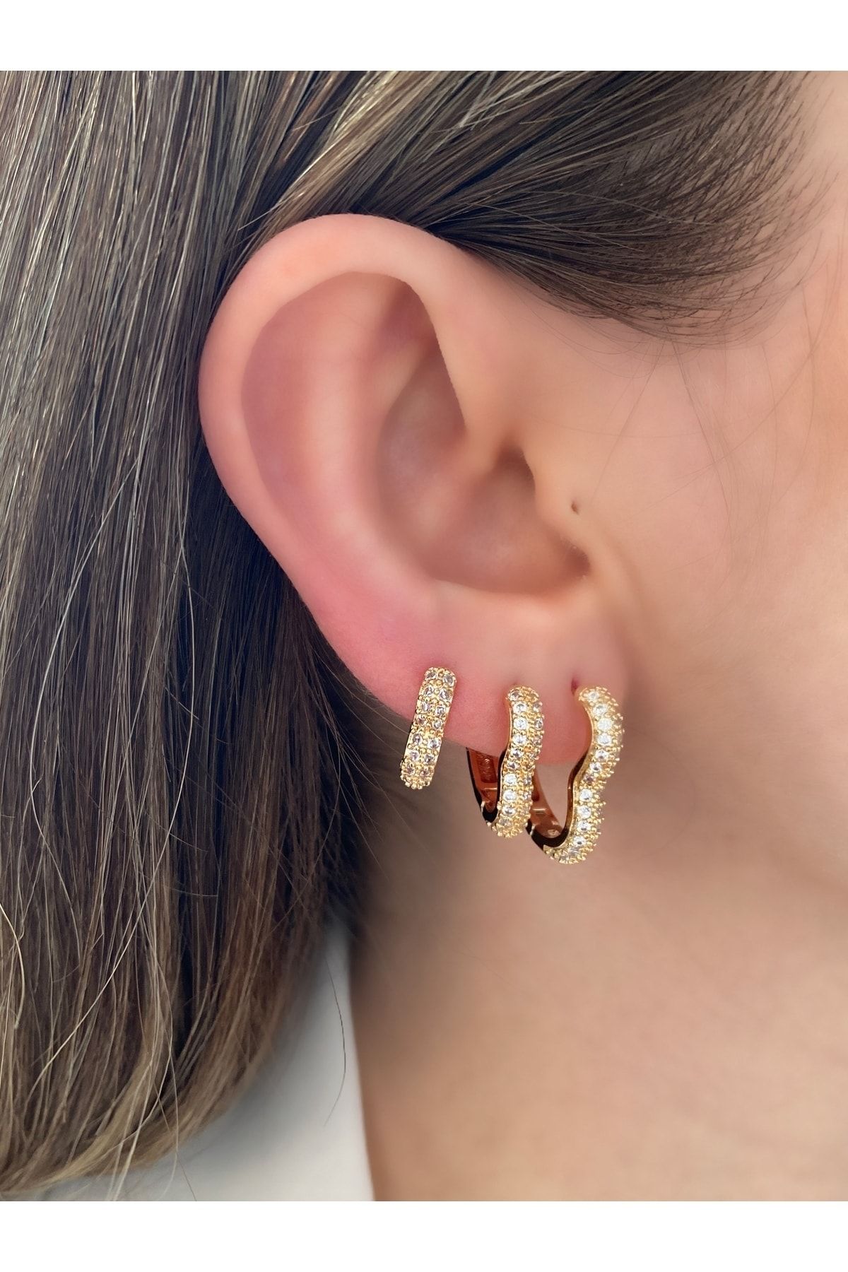 Three piece deals earring set