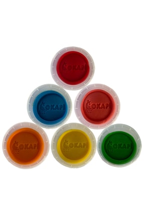 Okapi Ekonomik 6 Renk Doğal Hamur 6lı Renk