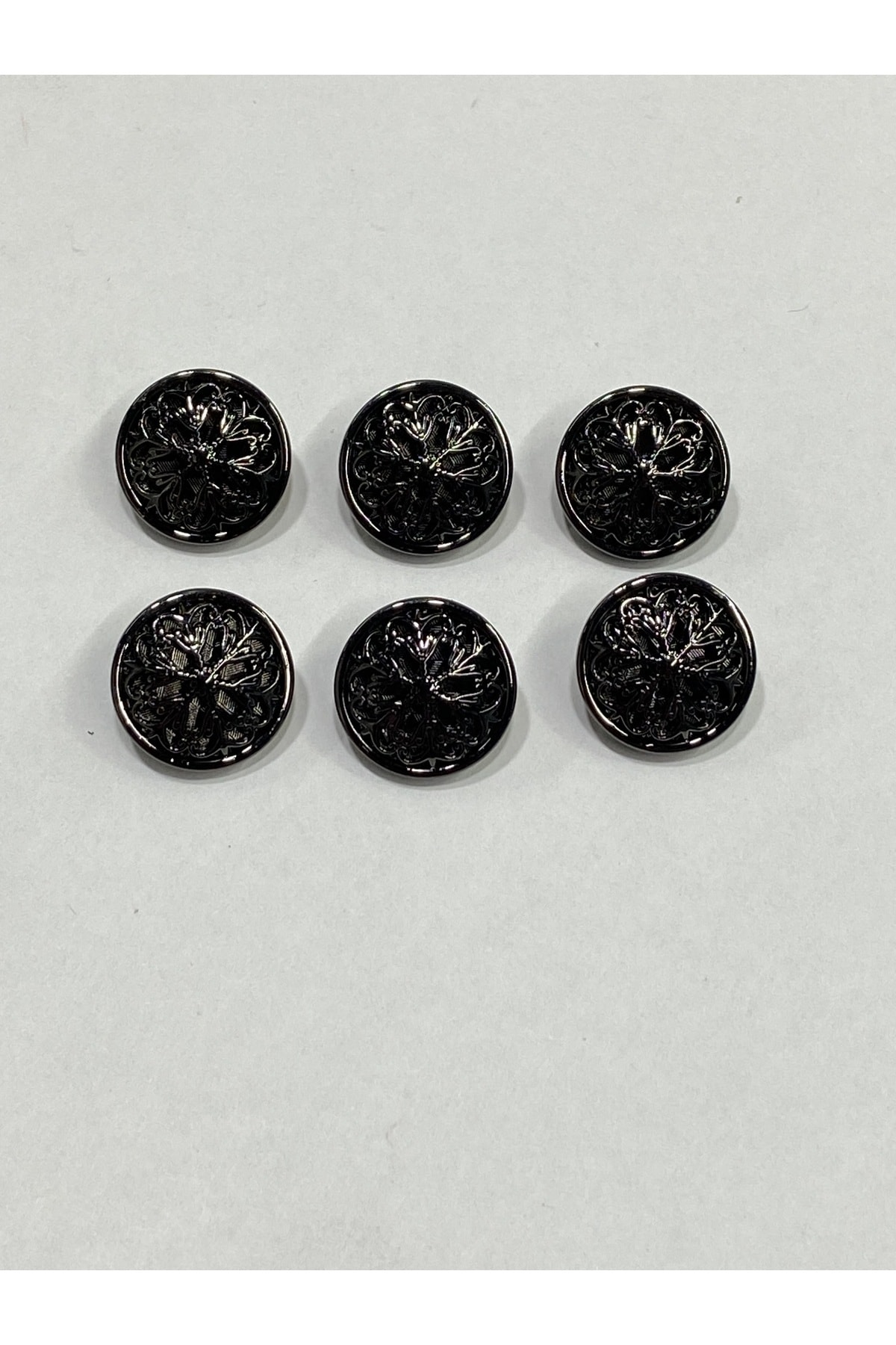 Cardigan vest button / design button / special coated button / Black set of 6
