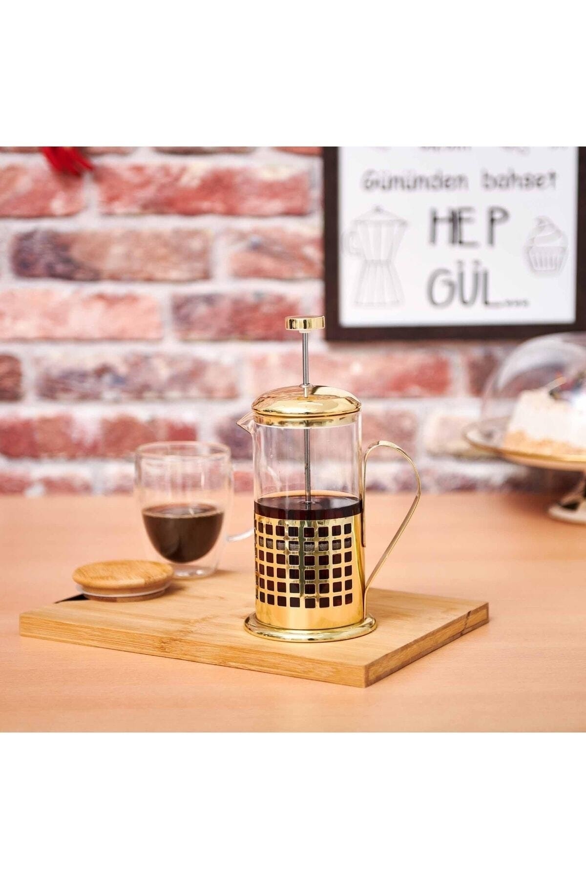 Glass In Love Gold French Press 600 Ml Fiyatı, Yorumları Trendyol