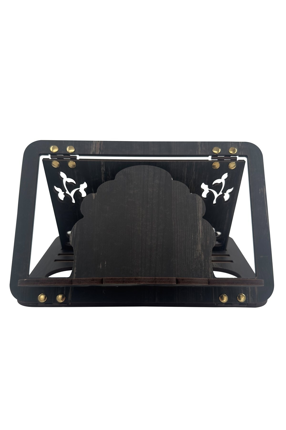 Portable Custom Design Wooden Laser Embroidered Book Reading Stand, Tablet and Laptop Holder Bag