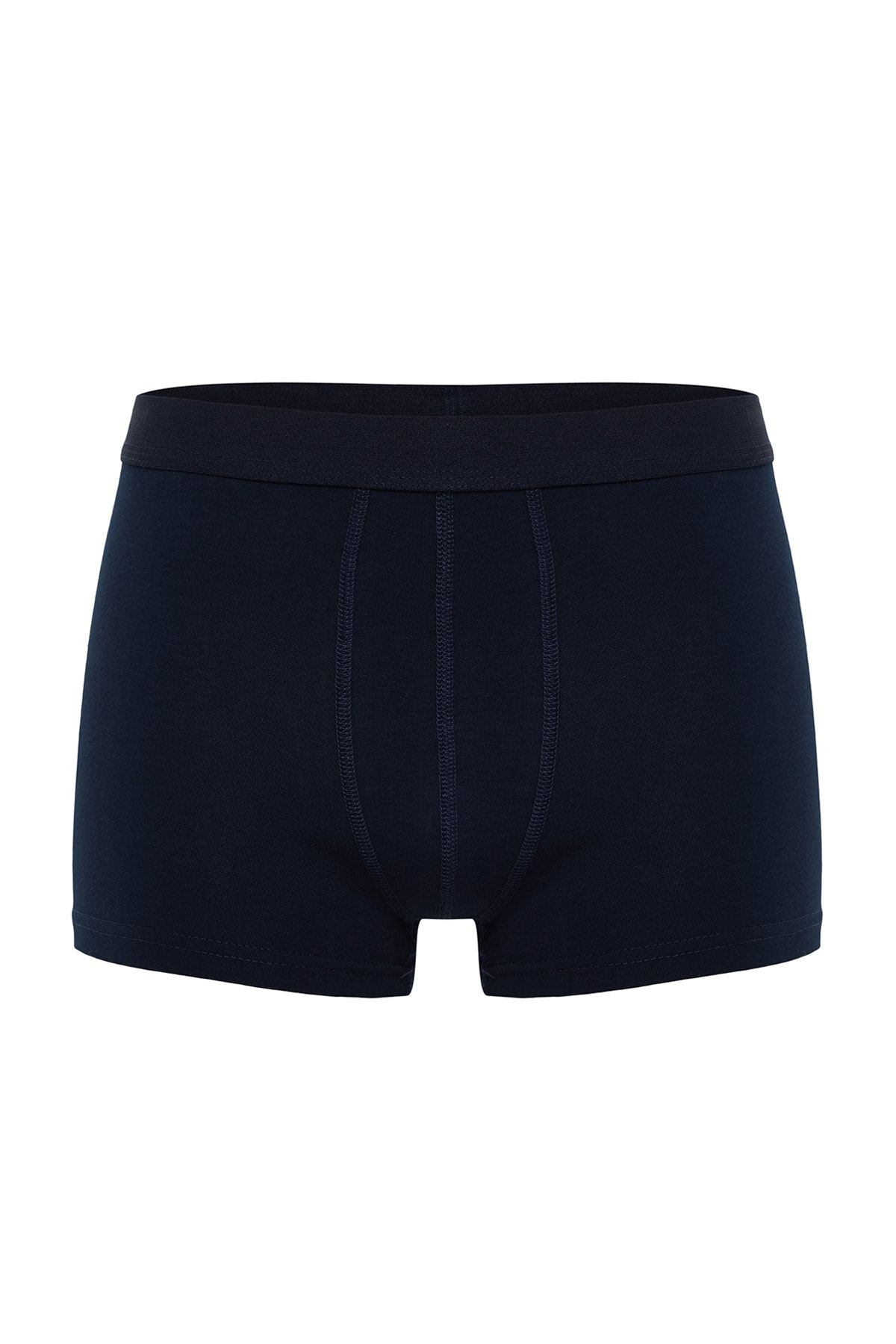 Trendyol Collection-Flache Boxershorts in Marineblau, 3er-Pack - TMNAW20BX0063 9