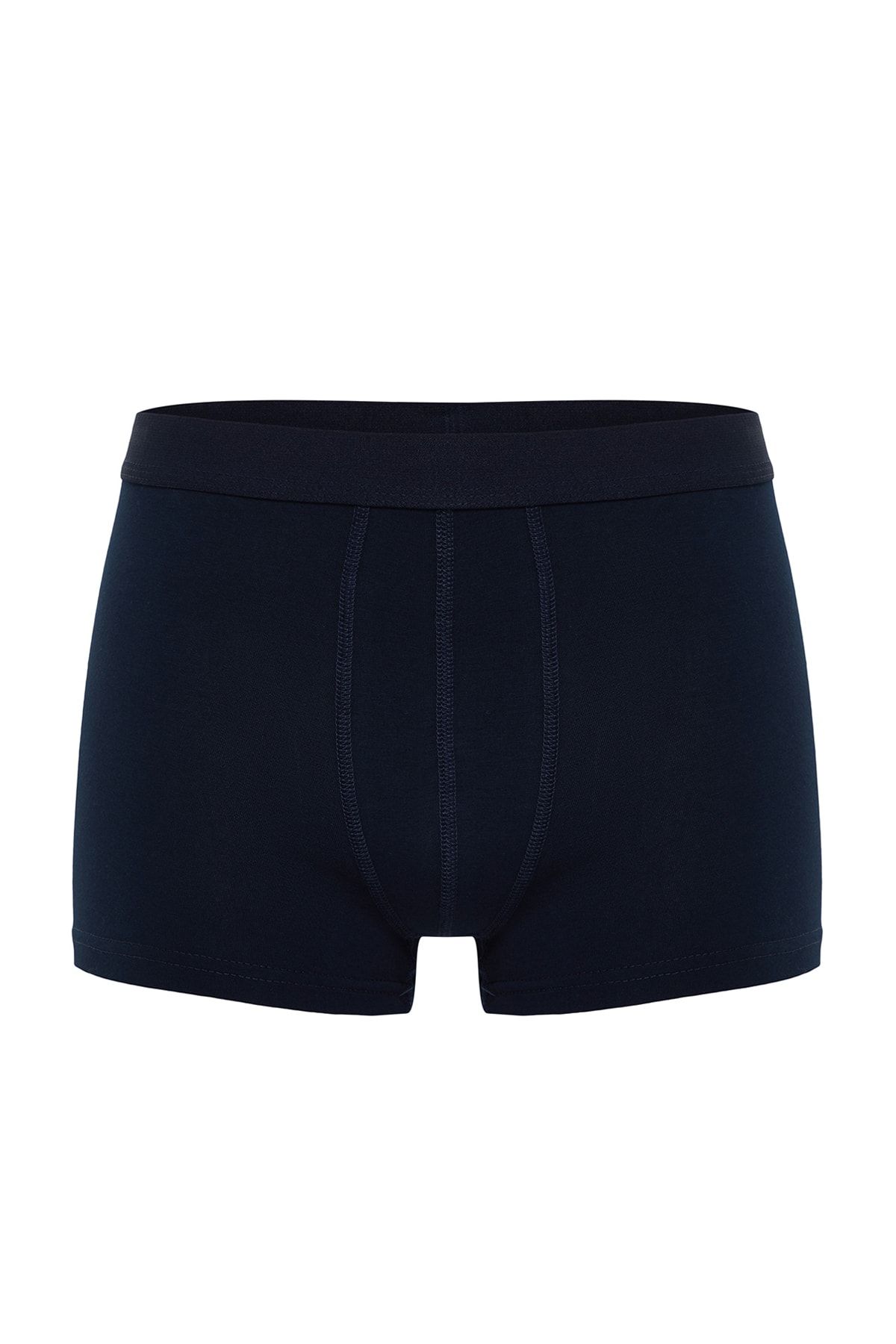 Trendyol Collection-Flache Boxershorts in Marineblau, 3er-Pack - TMNAW20BX0063 5