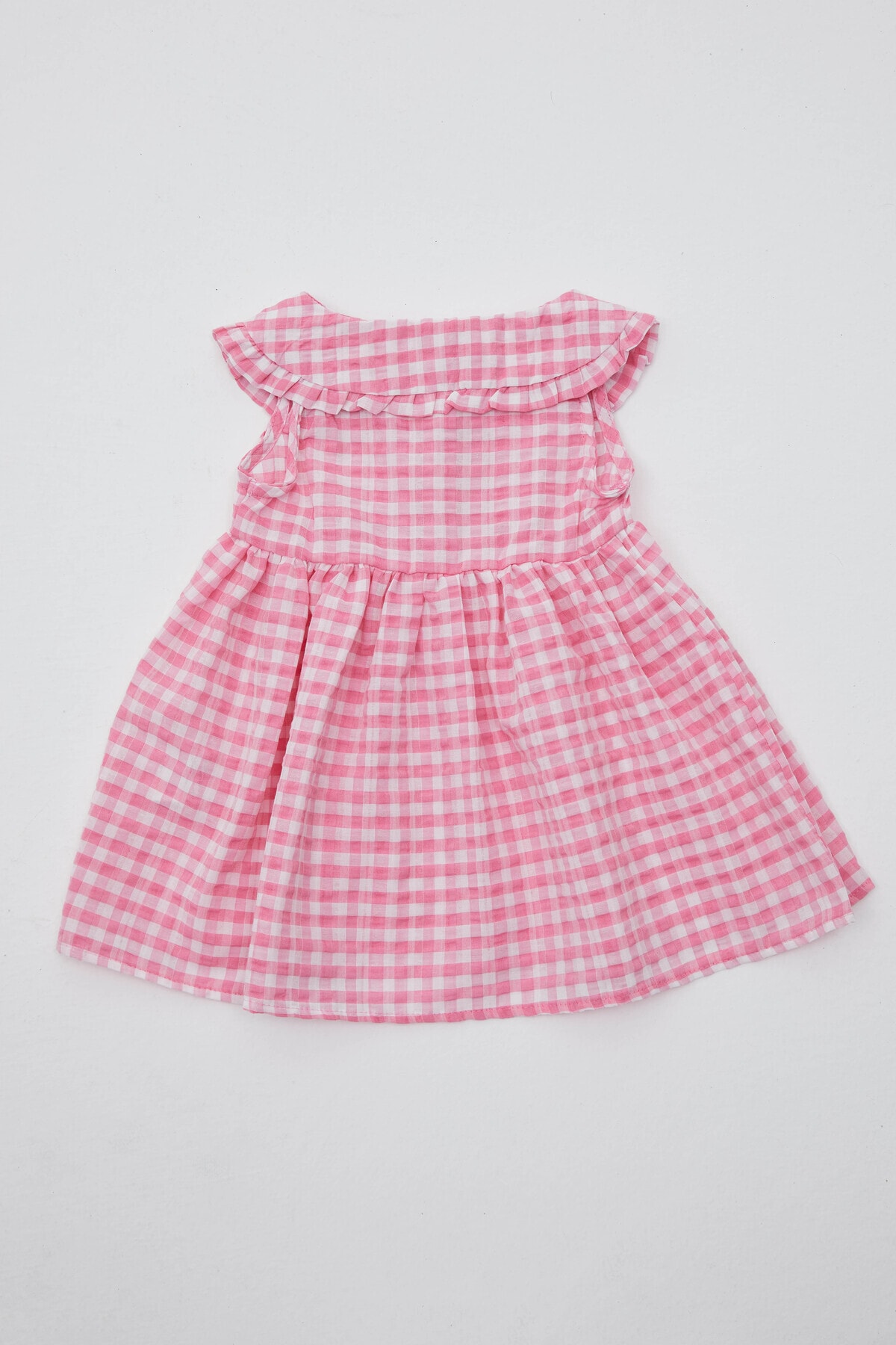 Elefantejr Pembe Ekose Jile Elbise fotoğrafı 2 (önizleme)