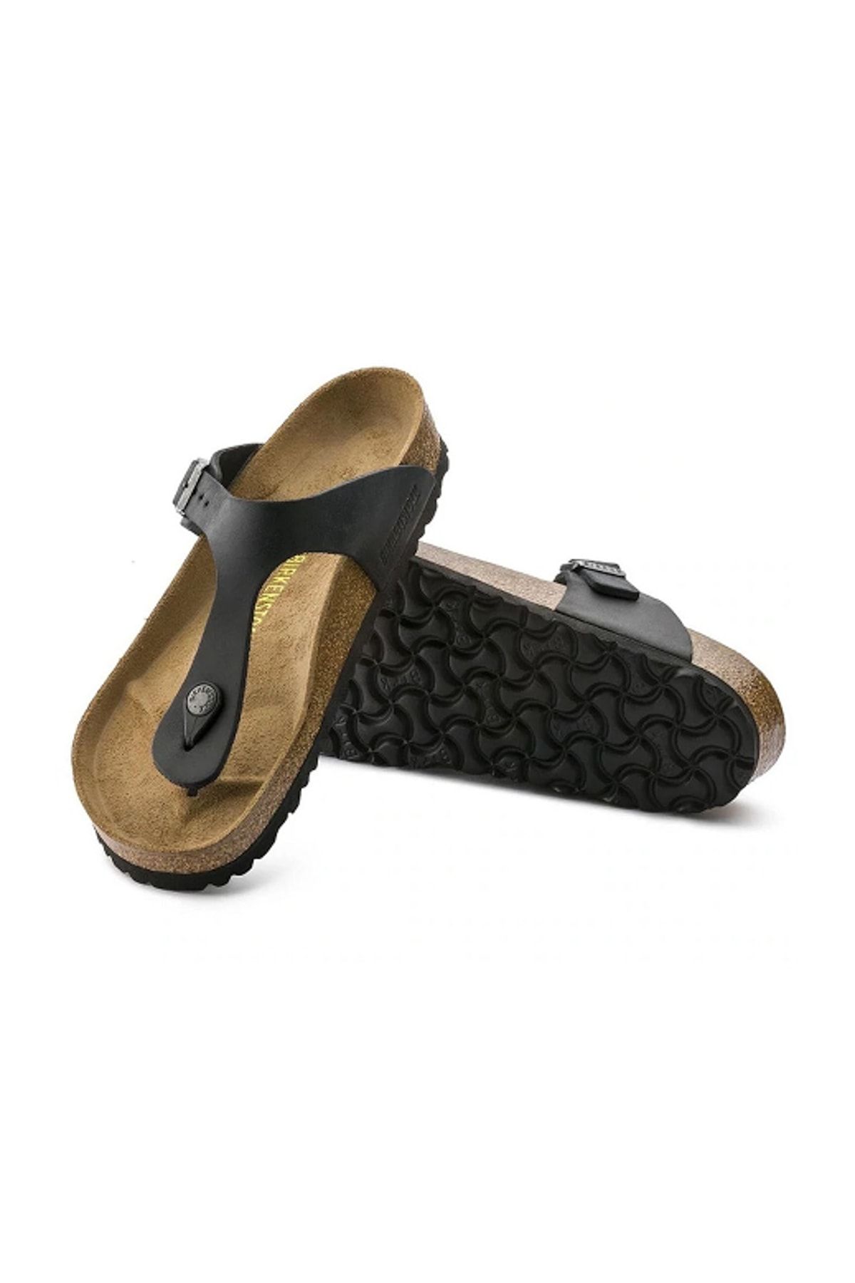 دمپایی مشکی مردانه و زنانه سیاه Gizhe nu اورجینال Birkenstock