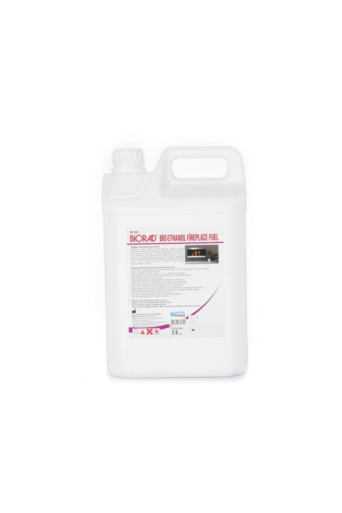 BİORAD 5 Litre Bio Ethanol Bacasız Şömine Yakı