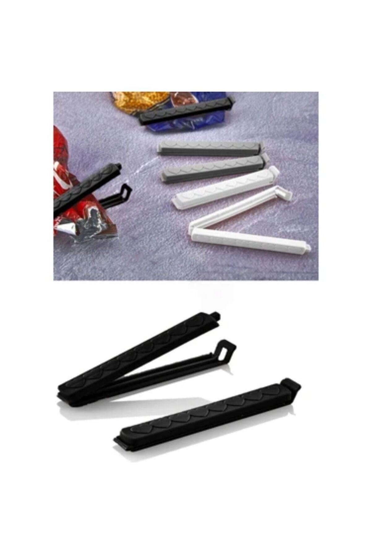 YDGR 6'lı Poşet Klipsi Bag Clips - Paket Mandalı