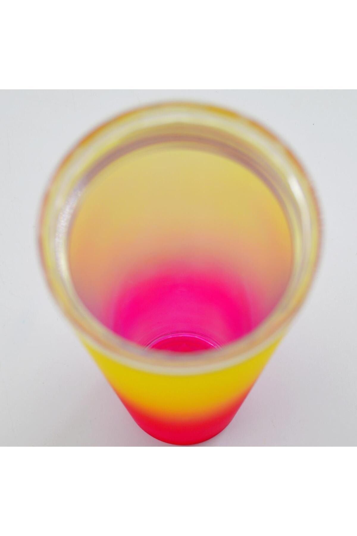 BottleBoss-Double Layer Double Colored Leak Proof Cup Flask with Straw 480 ml Yellow 5