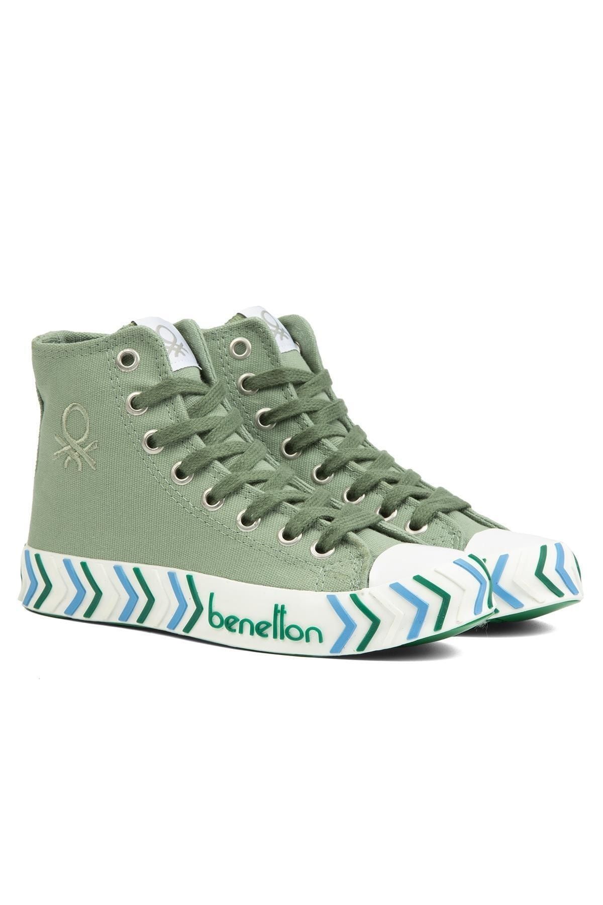 Benetton-Bn-90625-Light Green - Women's Sneakers 3