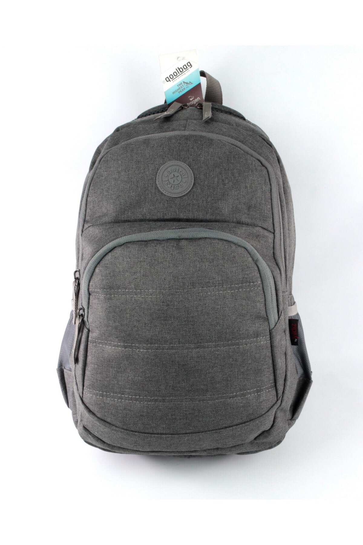 کوله پشتی زنانه خاکستری qoolbag | TYC5KKS46N168859631184578 اورجینال - تصویر 2