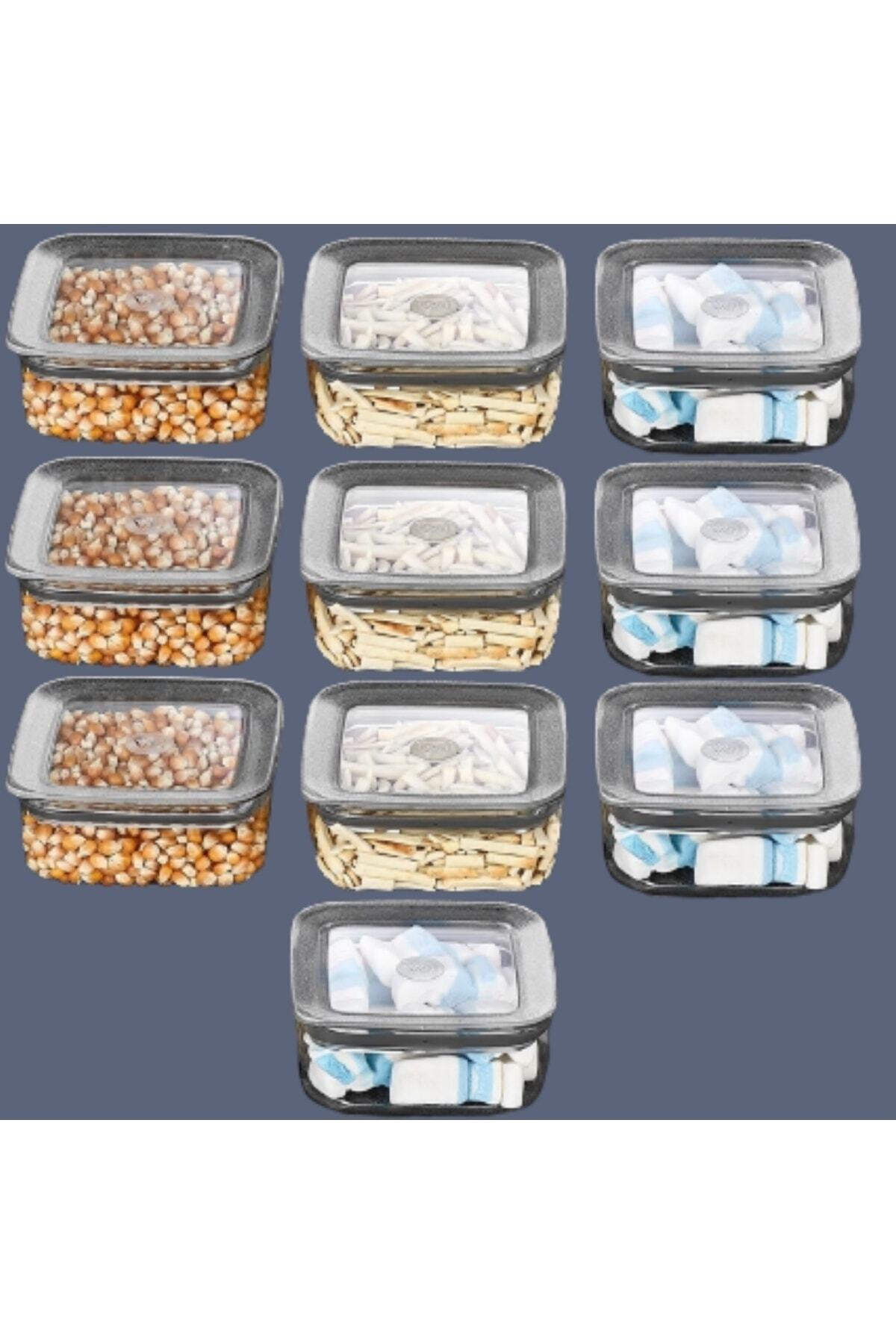 10 X 350ML VİPAHMET SUDE SERIES VACUUM STORAGE CONTAINERS