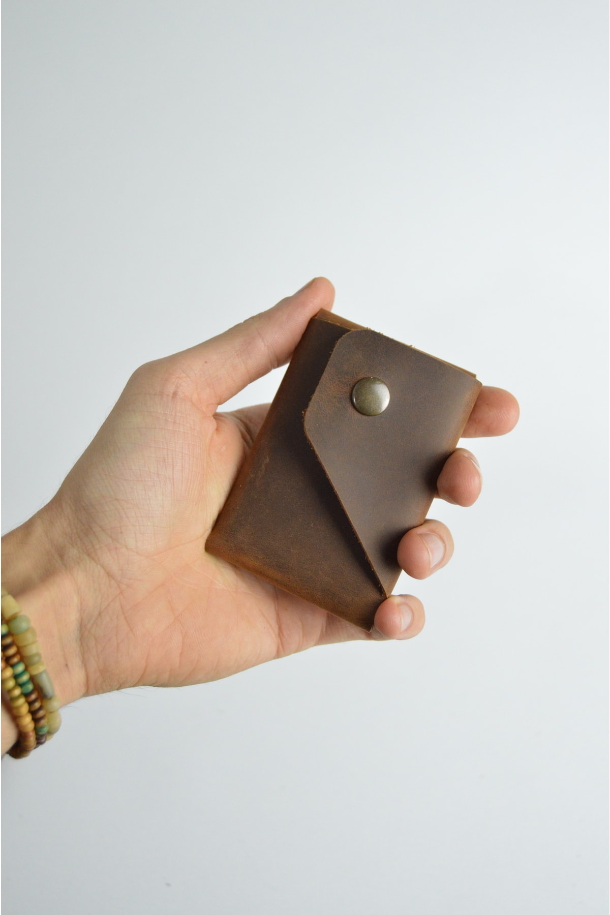 Mess collection El Yapımı Hakiki & Gerçek Deri Katlanır Pratik Kartlık/kişiye Özel Hediyeler/hediyelik Eşyalar