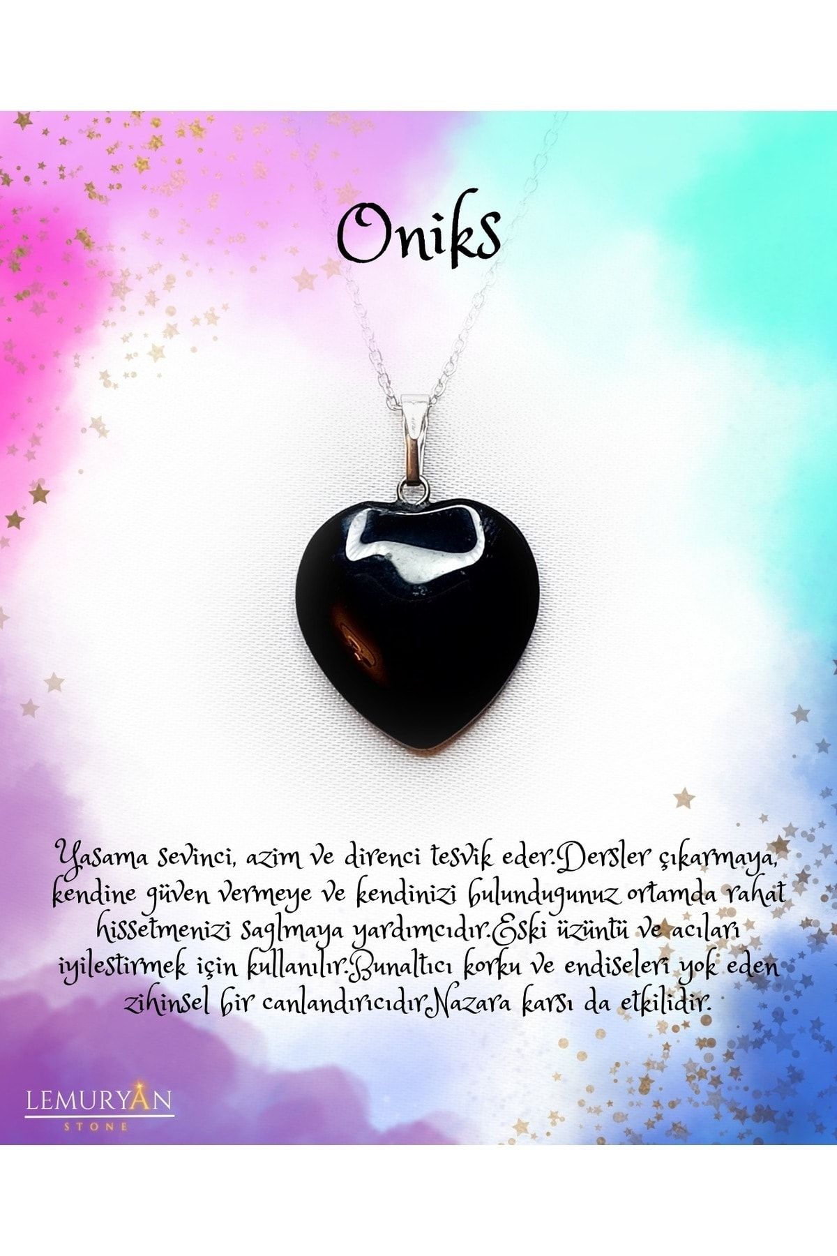 Onyx stone necklace deals