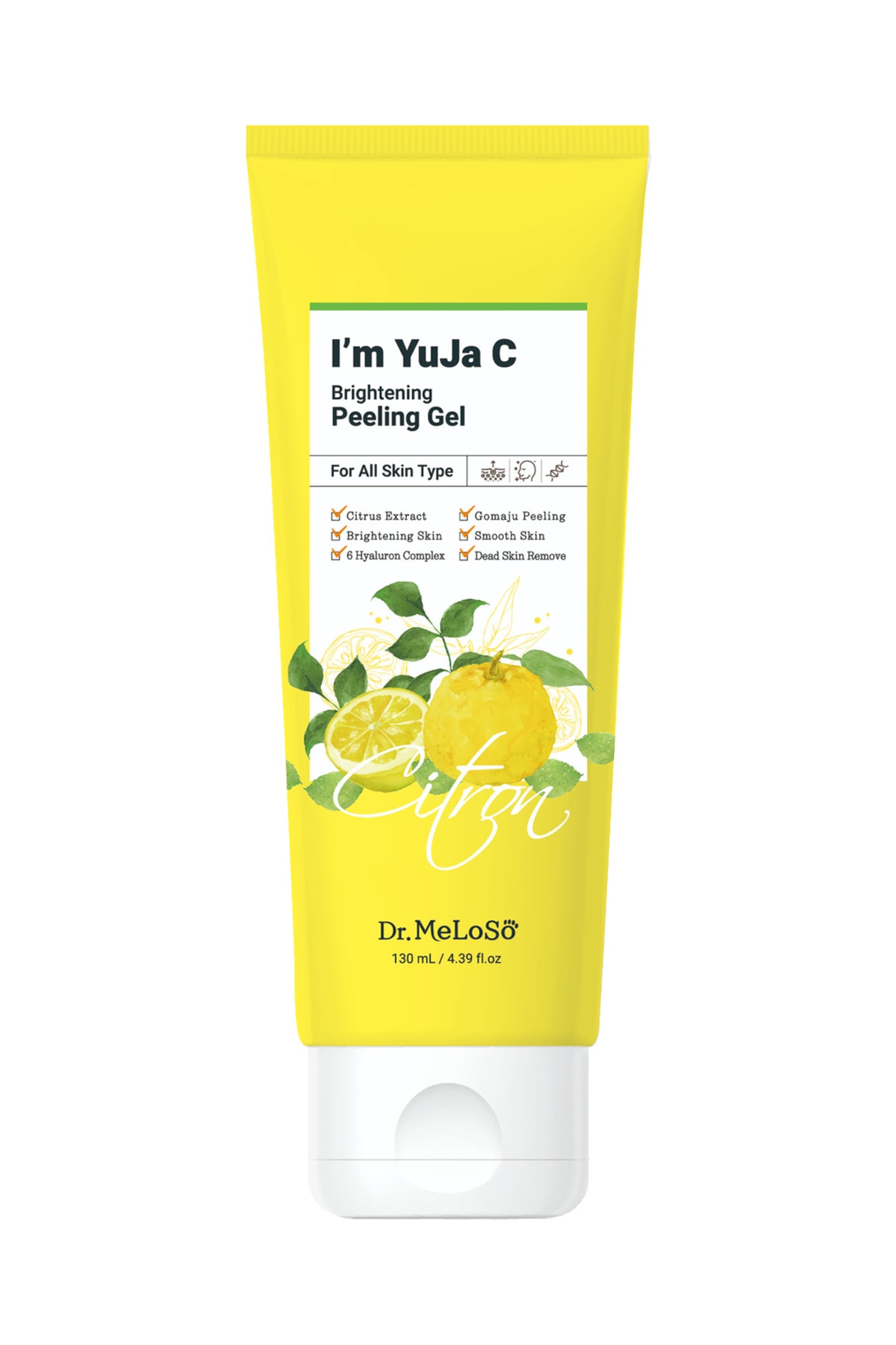 DR. MELOSO I'm Yuja C Vitamini Aydınlatıcı Ve Pürüzsüzleştirici Yüz Peeling Jeli 130ml