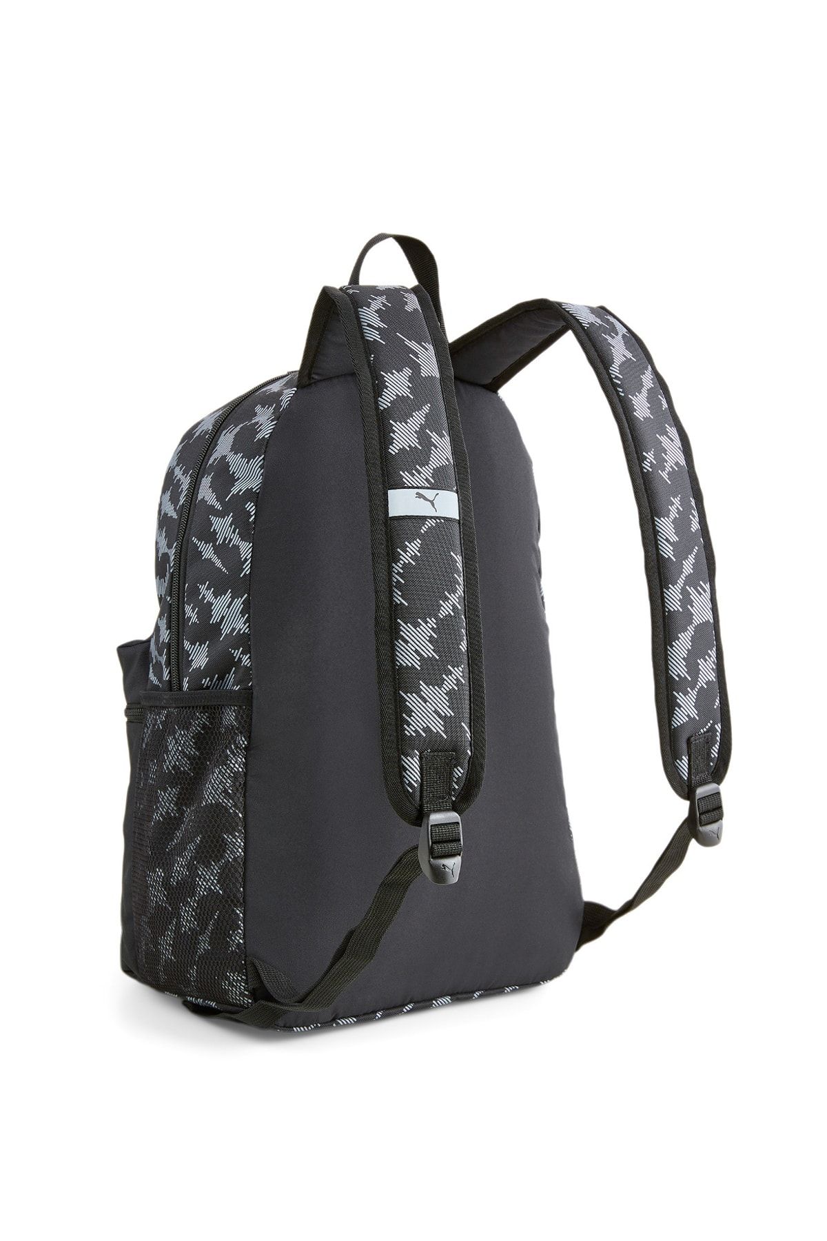 Puma black outlet leather backpack