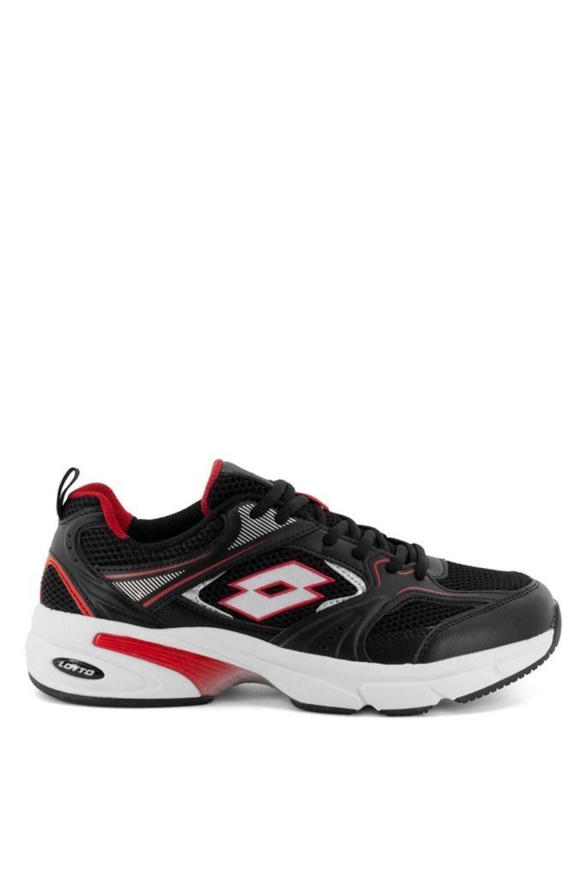 کفش ورزشی مردانه گاه به گاه ATHENS 3FX BLACK RED Comfort Lotto