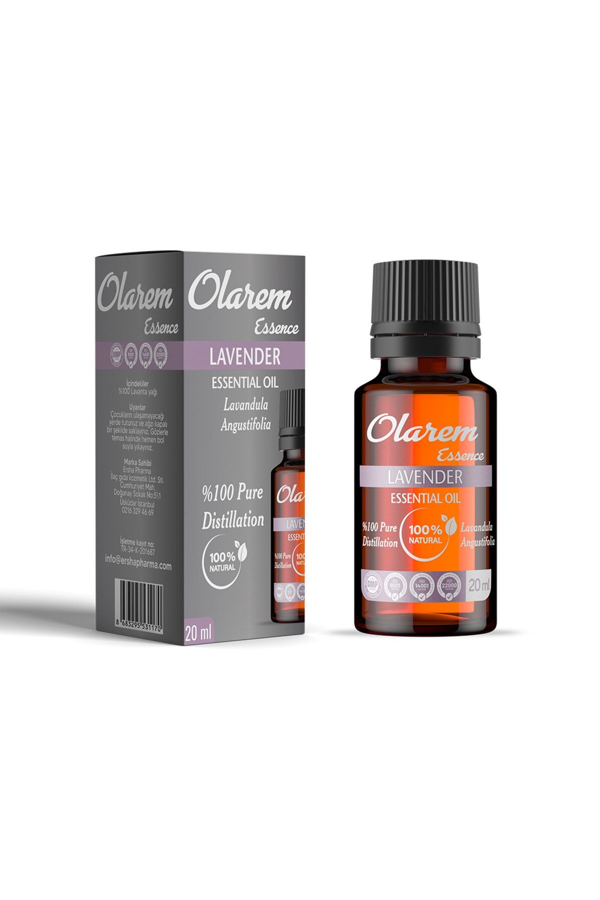 روغن اسطوخودوس 20 میلی لیتر تقطیر خالص، طبیعی، بدون افزودنی olarem essence