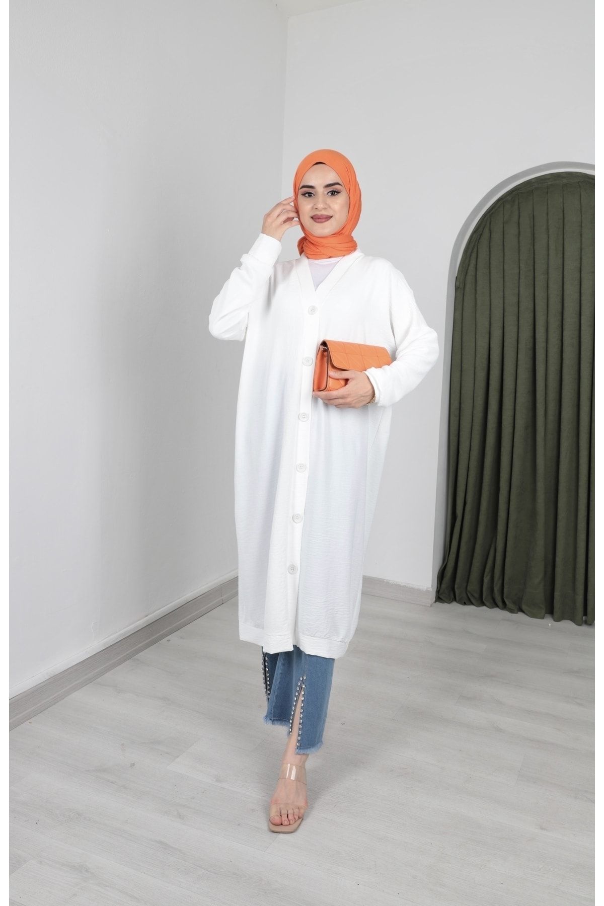 By Hacer Ayaydın Fashion Aerobin Mid-size Tunica De Baza Pentru Femei/ Cardigan De Vara Femeie - Standard