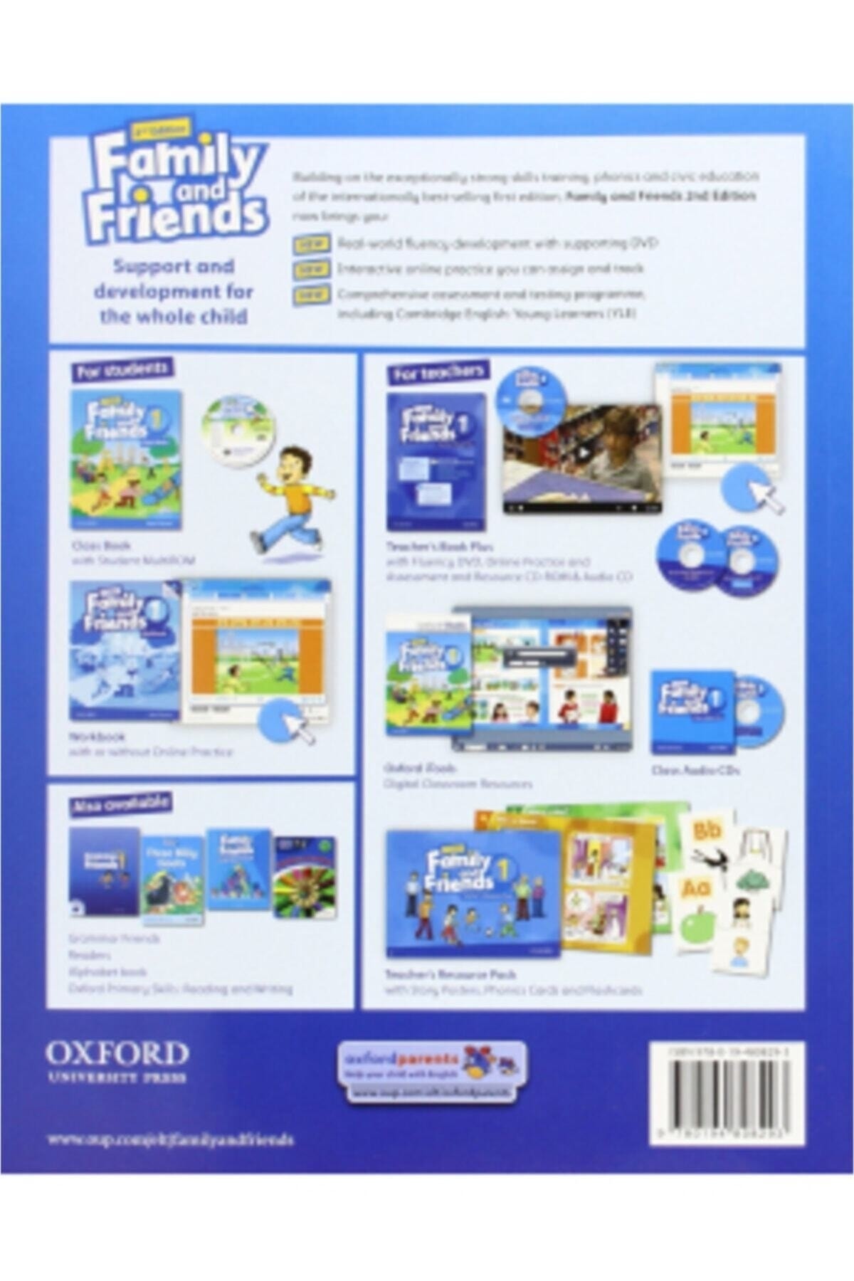 OXFORD UNIVERSITY PRESS Family And Friends 1 Class Book + Workbook + 2 ...