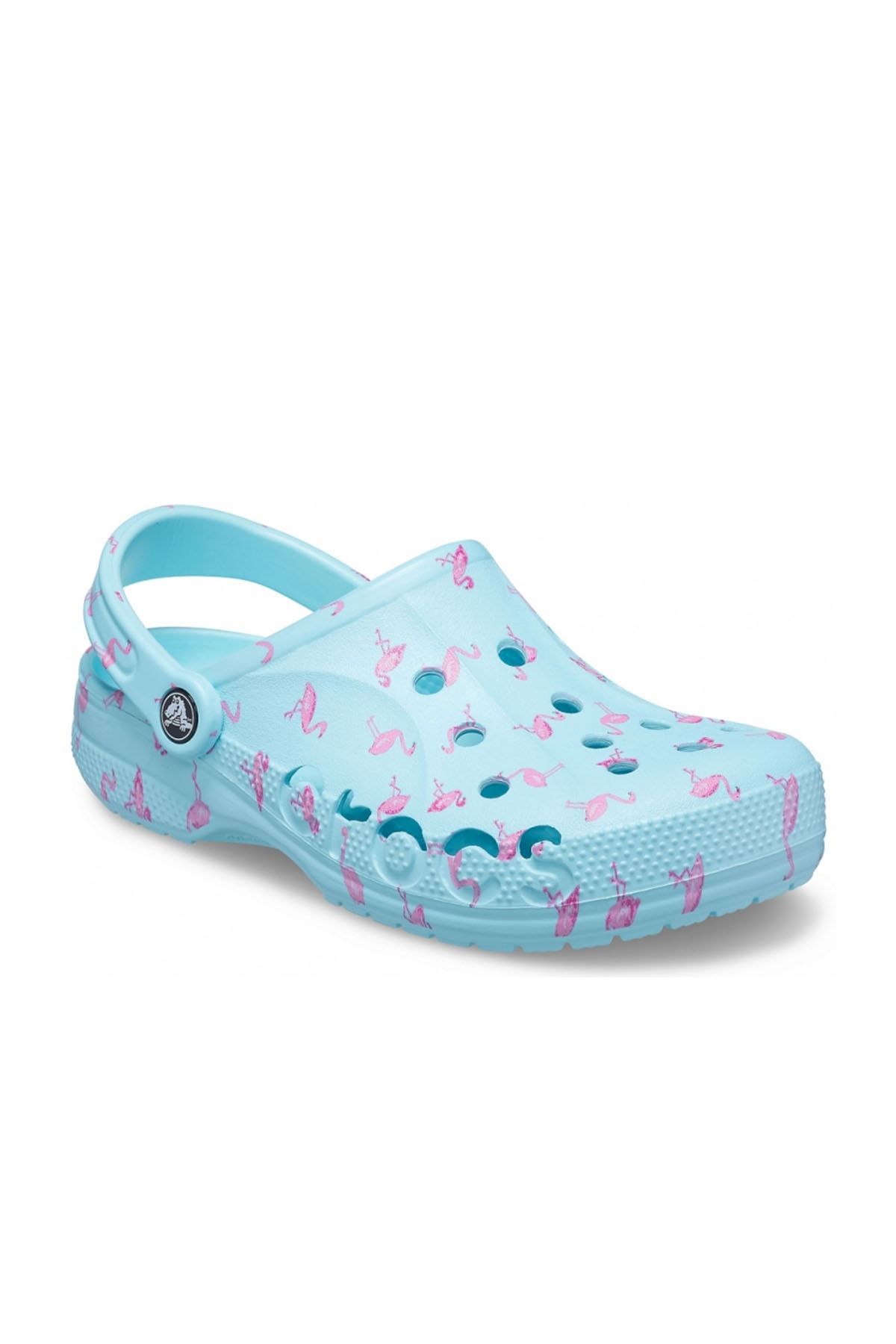 Flamingo crocs blue clearance