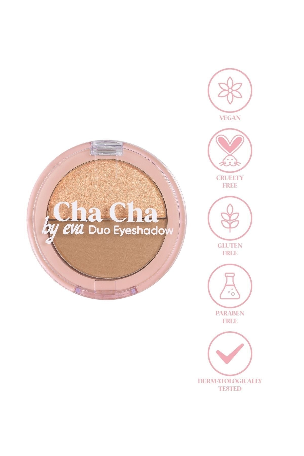 سایه چشم  قهوه ای Genel Markalar | Duo Eyeshadow اورجینال - تصویر 3