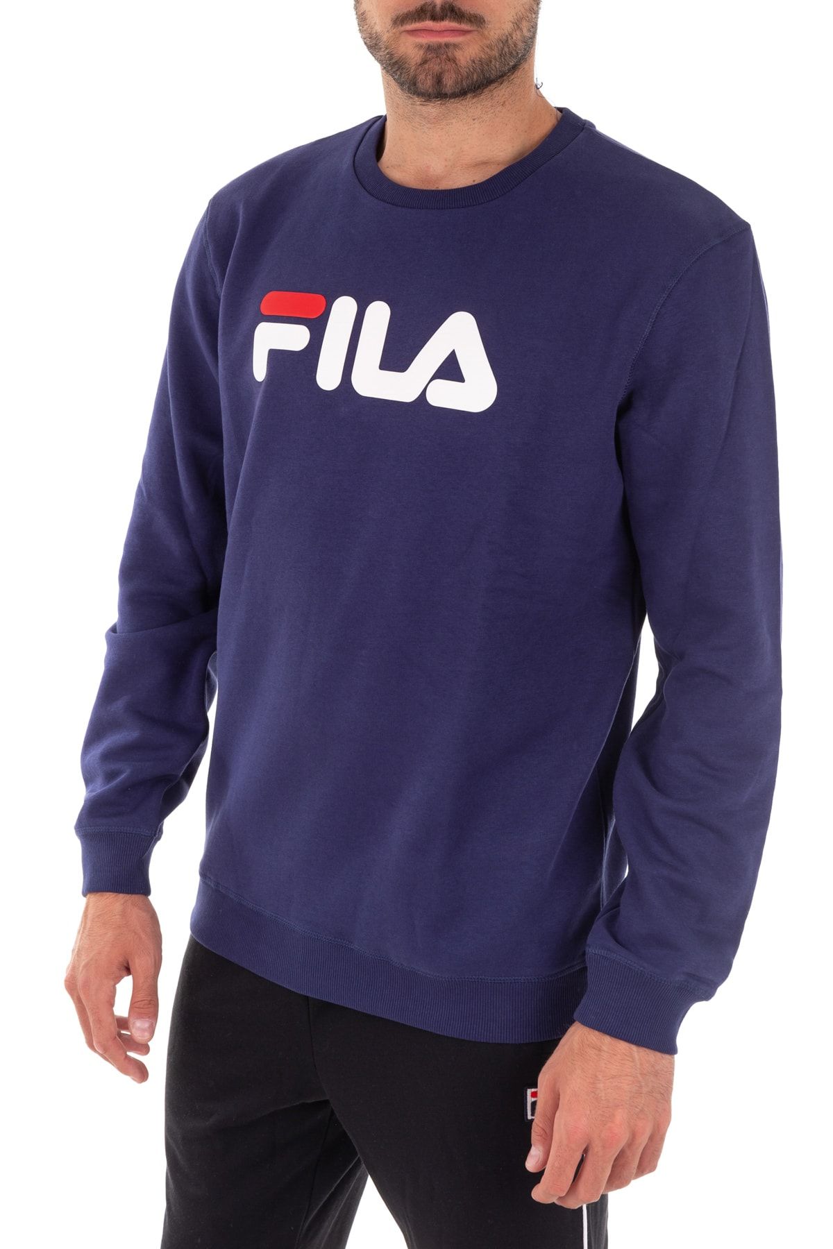 Navy blue cheap fila sweatshirt