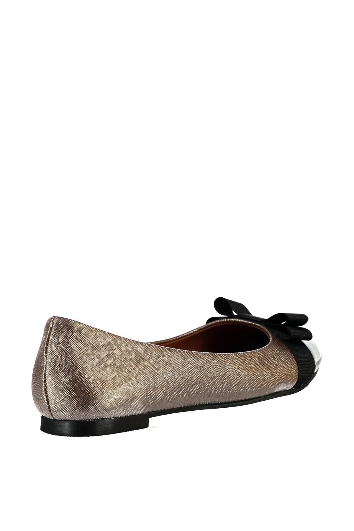 Fox Shoes-Balerini de damă Platinum Black B726019509 6