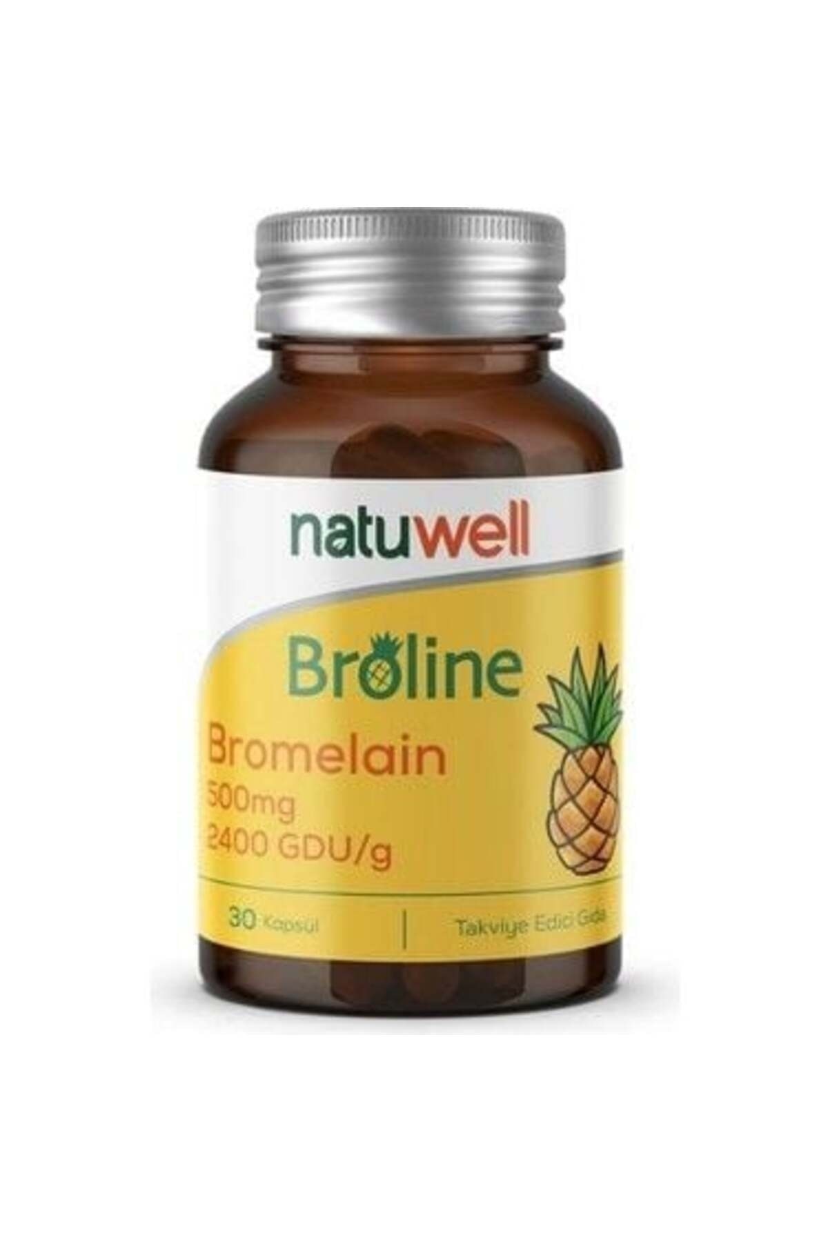 Natuwell Broline Bromelain 500 mg 30 Kapsül Fiyatı, Yorumları Trendyol