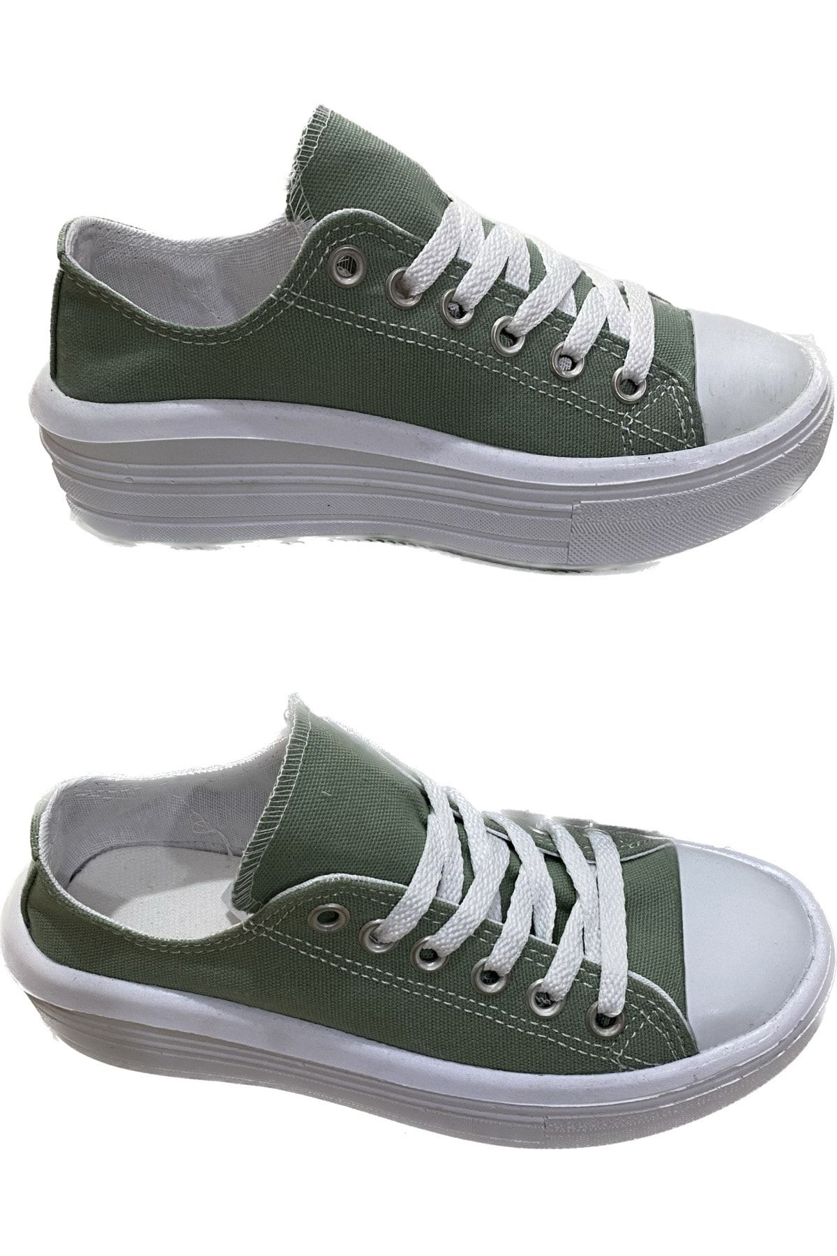 Green canvas shoes womens hotsell