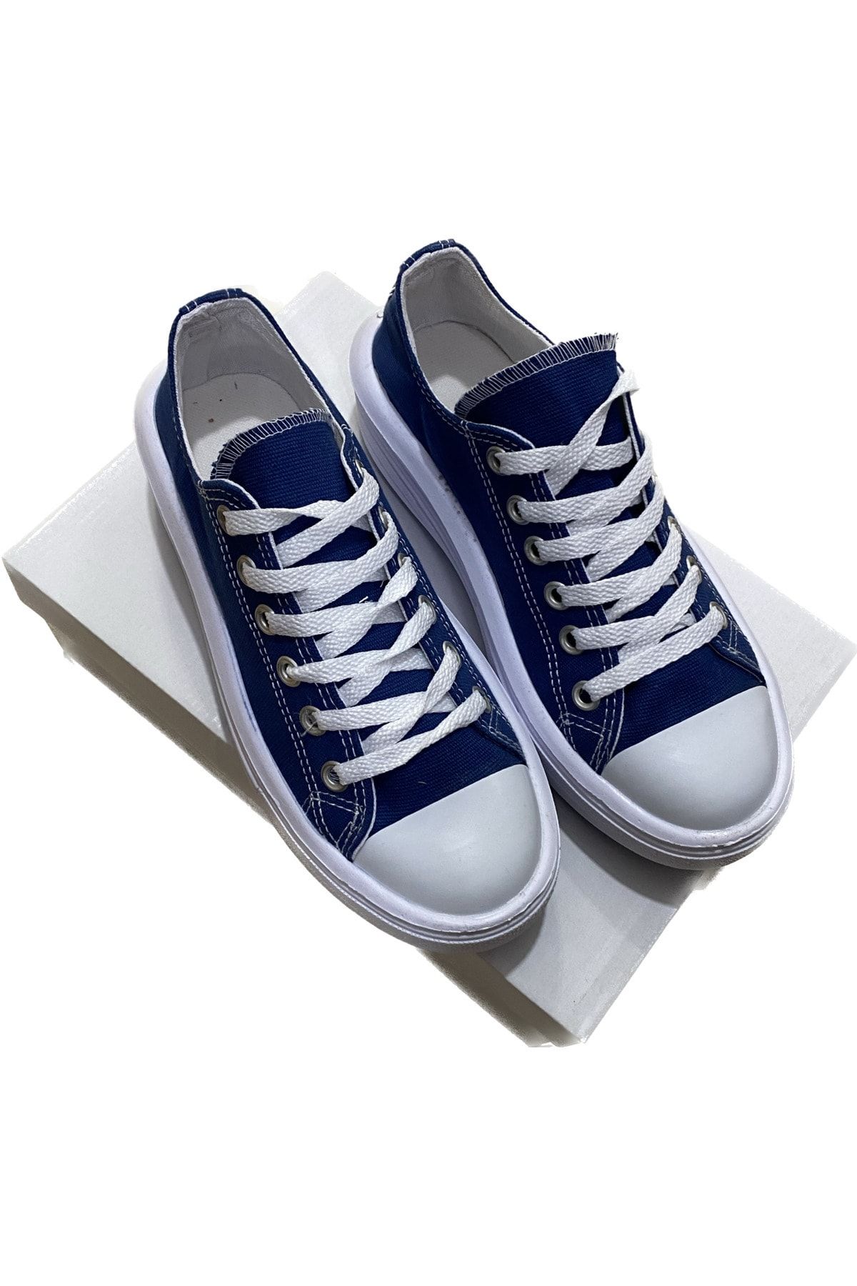 Dark blue canvas on sale shoes