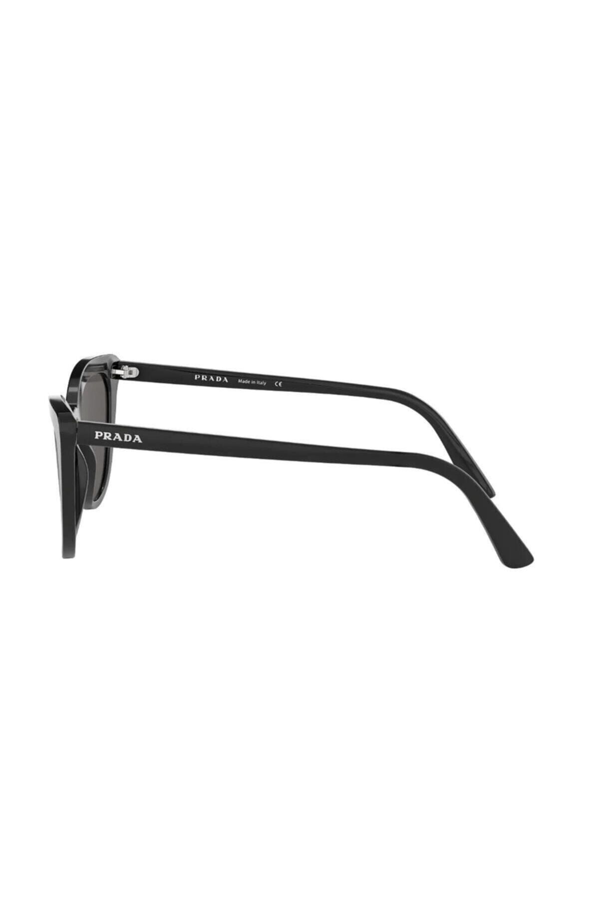 عینک آفتابی مشکی زنانه Spr01v 1ab5s0 56 Prada