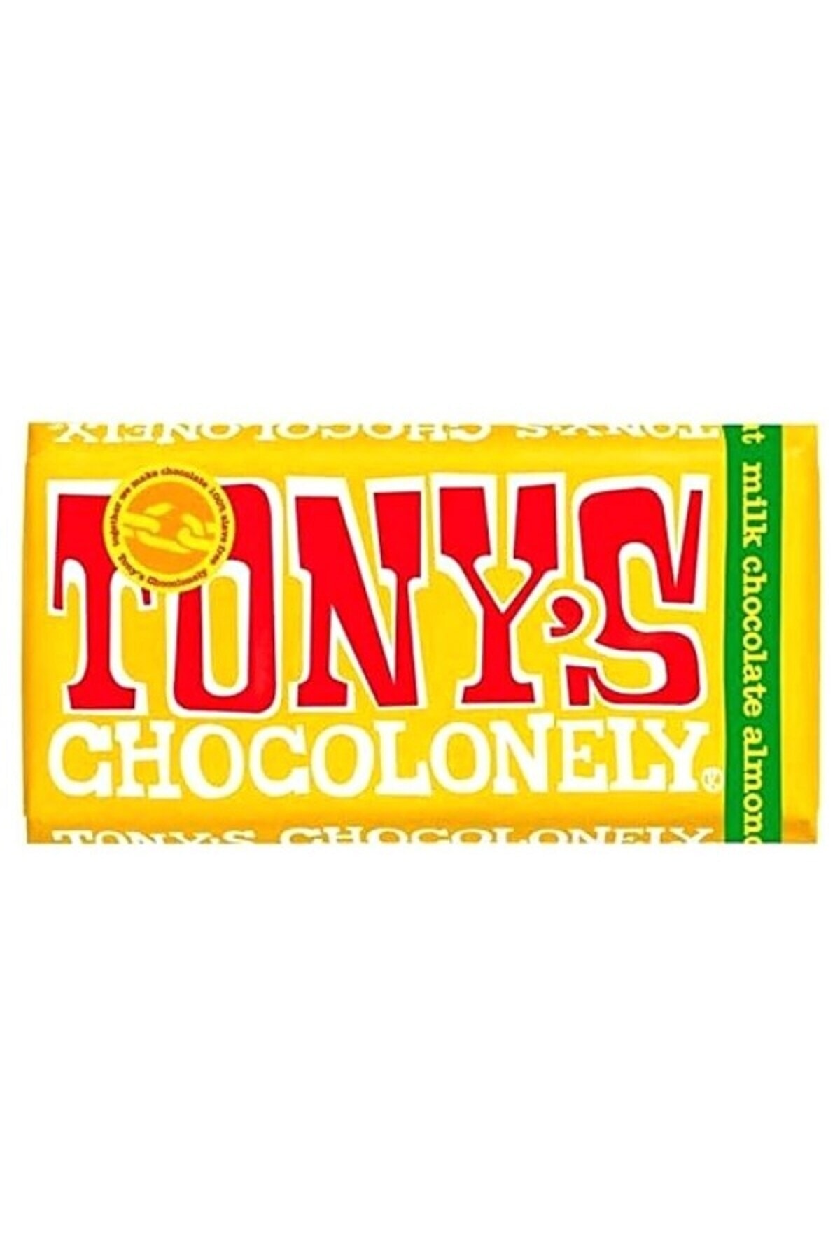 TONY&amp;#39;S Chocolonely Vollmilch Honig Mandel Nougat Chocolate Bar 180 g ...