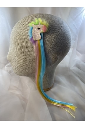 LİNA ATELIER Unicorn Çocuk Saç Aksesuarı Toka Postiş