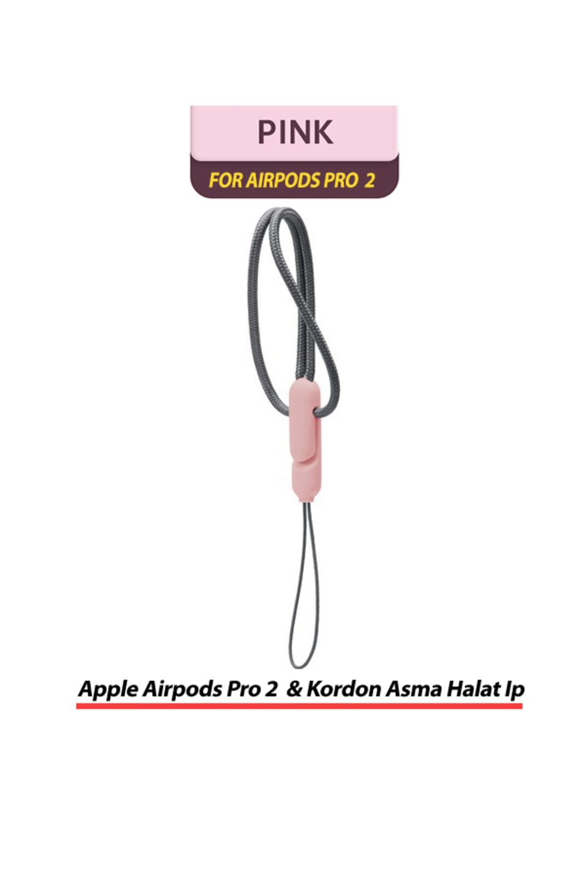 Esf-Apple Airpods Pro 2 Lanyard Hanging Rope Rope - Pink 1