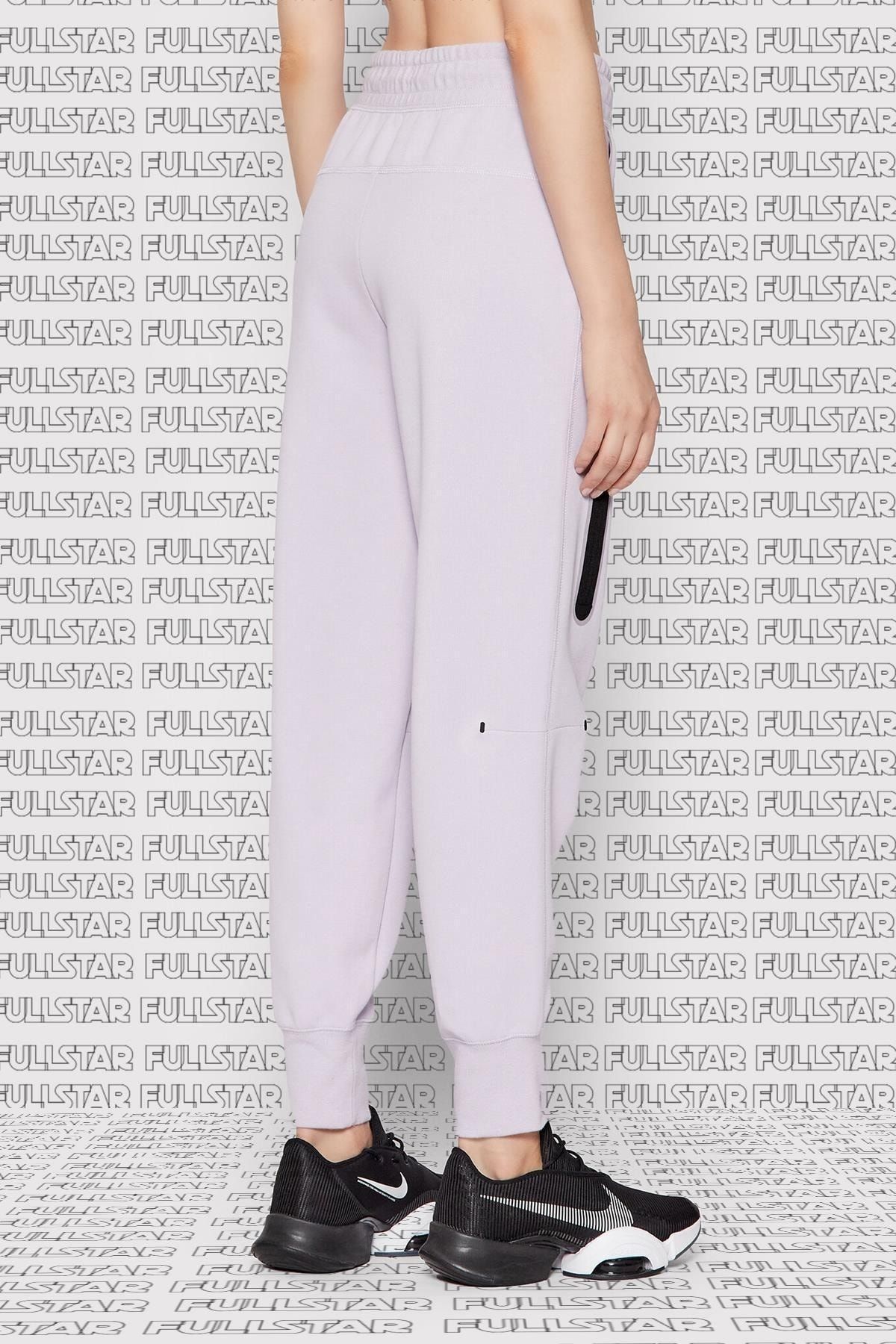 Nike Sportswear Tech Fleece Trousers Loose-Fit Women's Lilac Sweatpants -  Trendyol