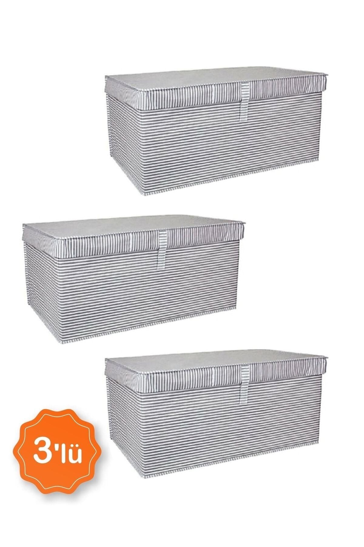 ALAS-3-Purpose Multi-Purpose Storage Bag with Cover, Box Storage etc. 50x40x30 - Maxi Model Box 1