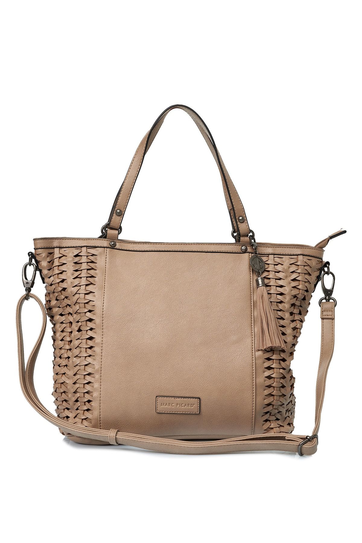 Marc Picard-Handtasche Shopper Flechtoptik 4