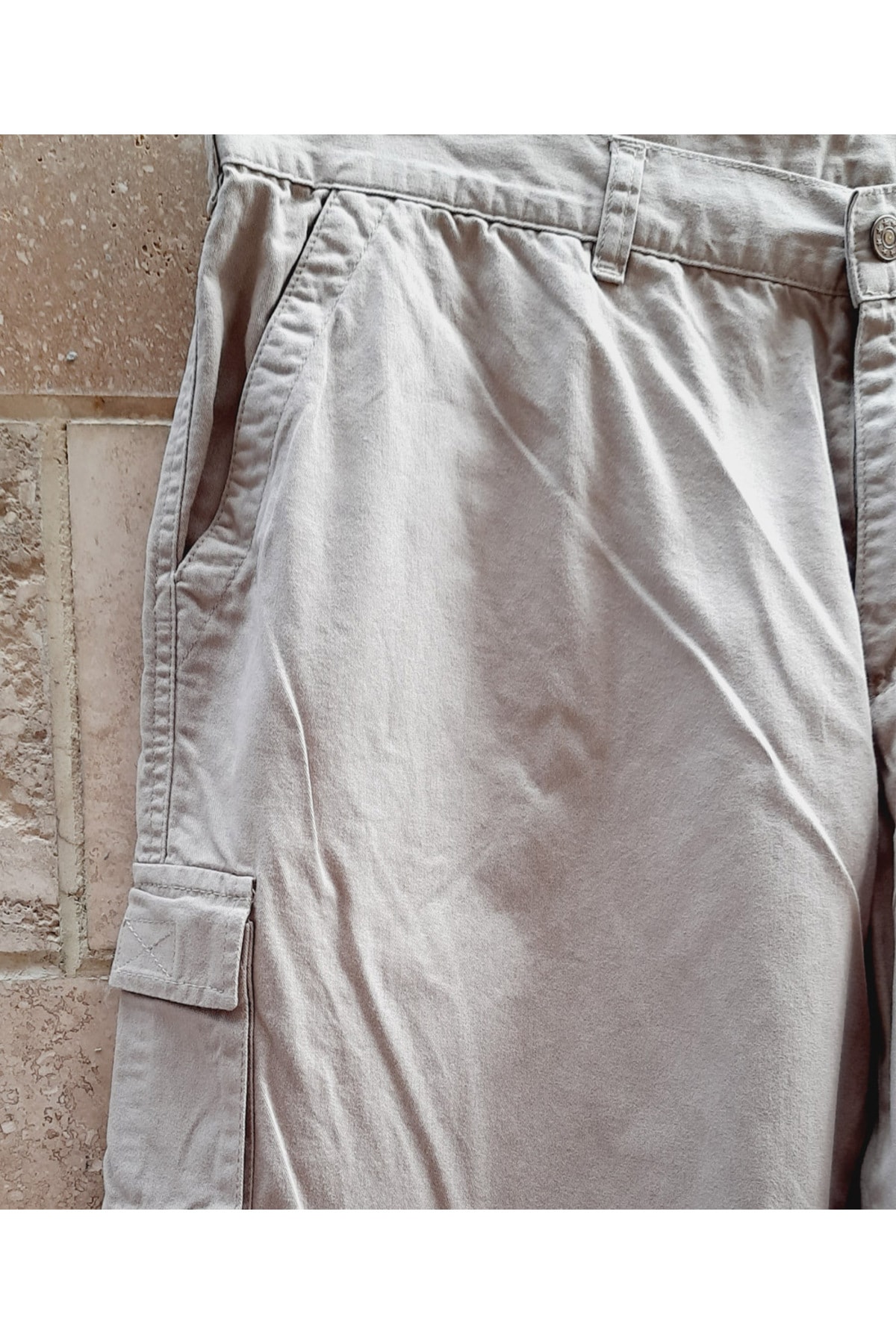 شلوار مردانه بژ SEAJEANS | 6996 اورجینال - تصویر 2