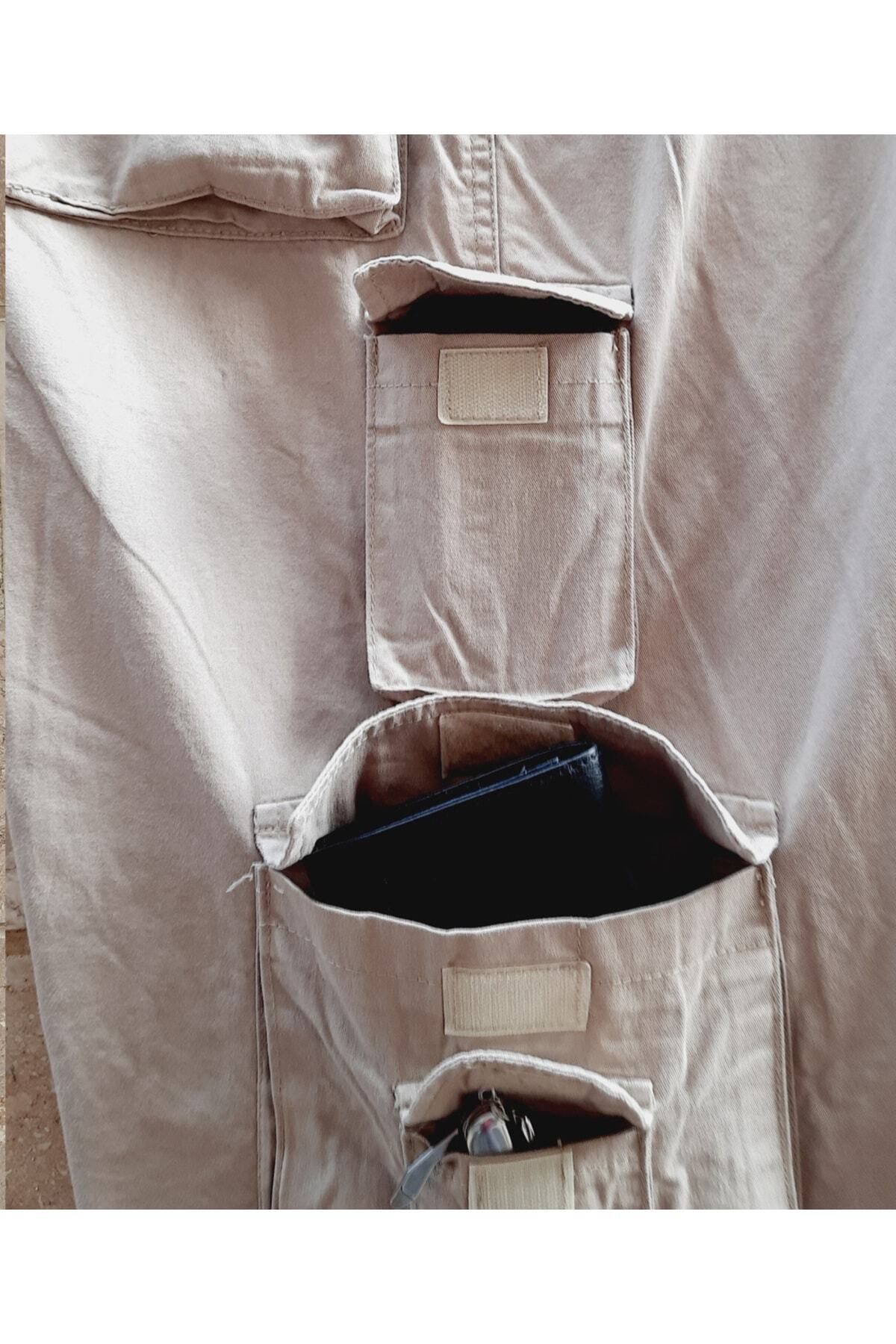 شلوار مردانه بژ SEAJEANS | 6996 اورجینال - تصویر 8