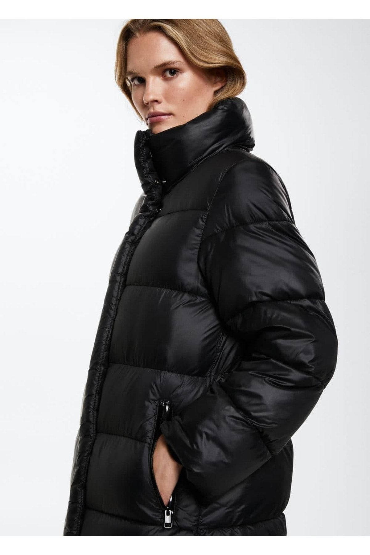MANGO Woman-Gesteppter Langanorak 8