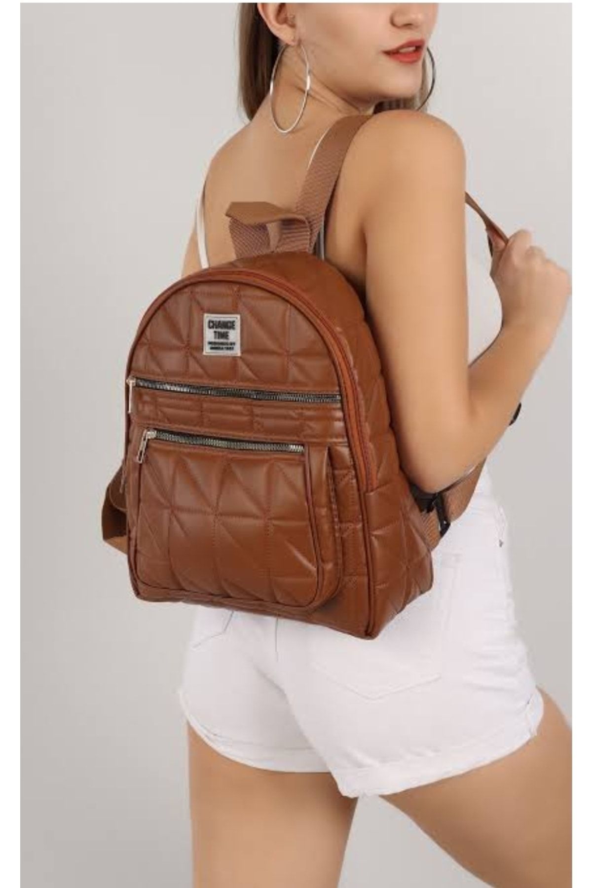 MAC MOS Tan Women s Mini Backpack